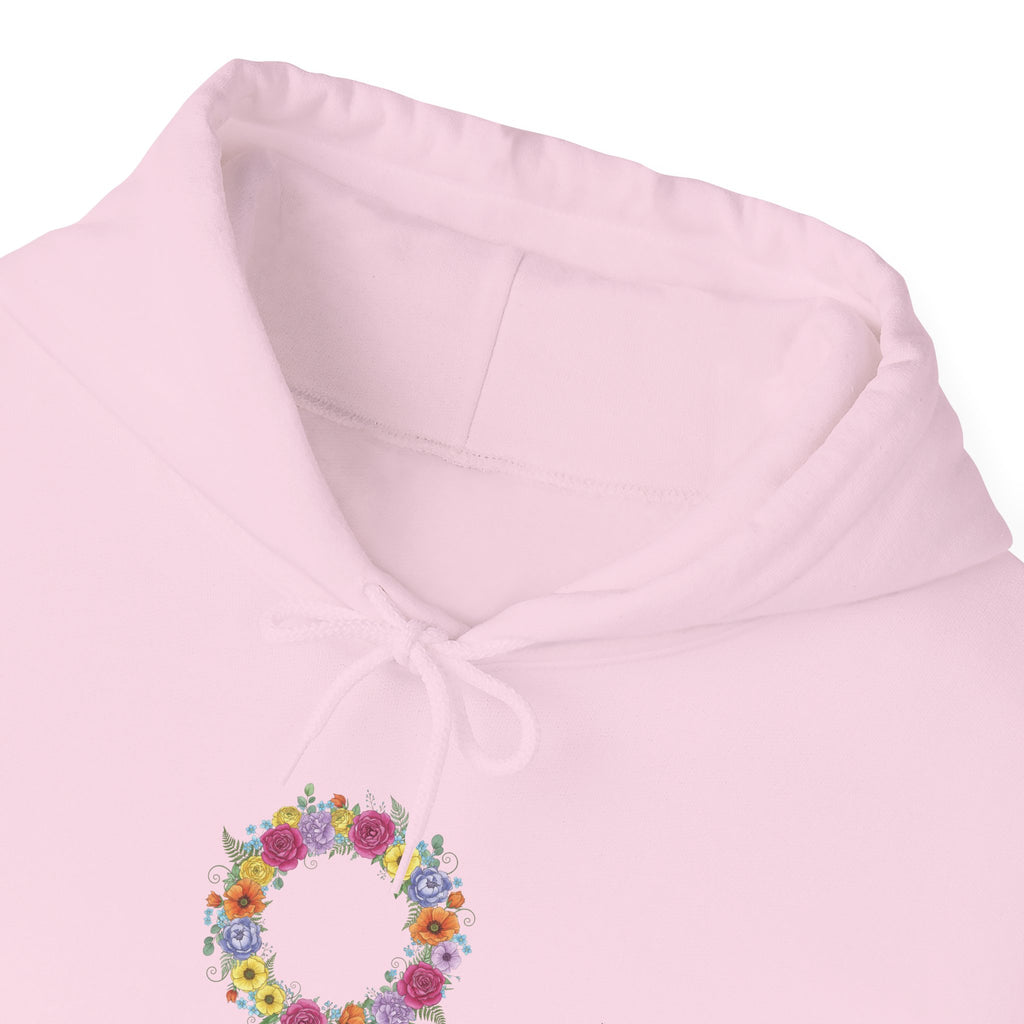 ''Spring State of Mind'' Hoodie —  Floral Wreath Spring Pullover