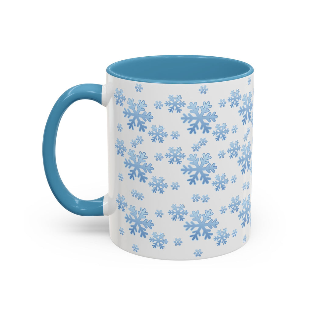 Snowflake Accent Coffee Mug , 11/15oz