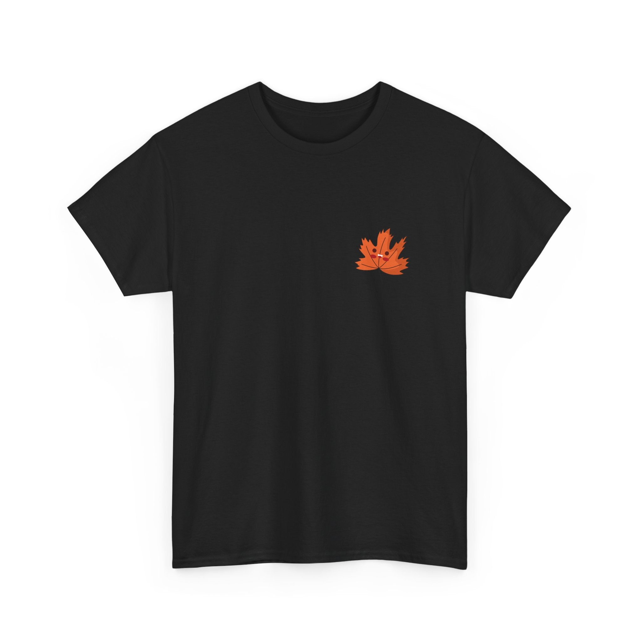 Cute Autumn Leaf Unisex Heavy Cotton Tee