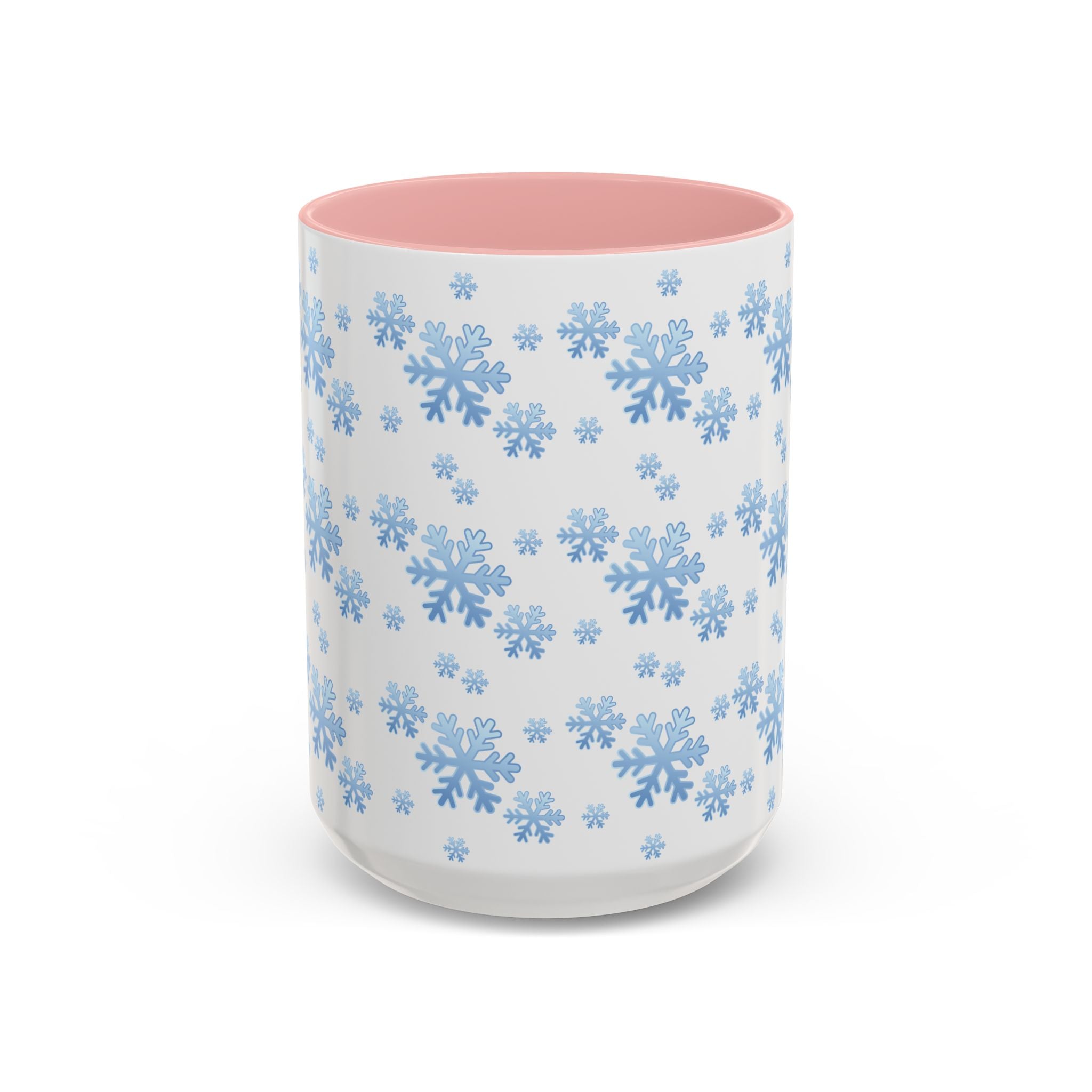Snowflake Accent Coffee Mug , 11/15oz
