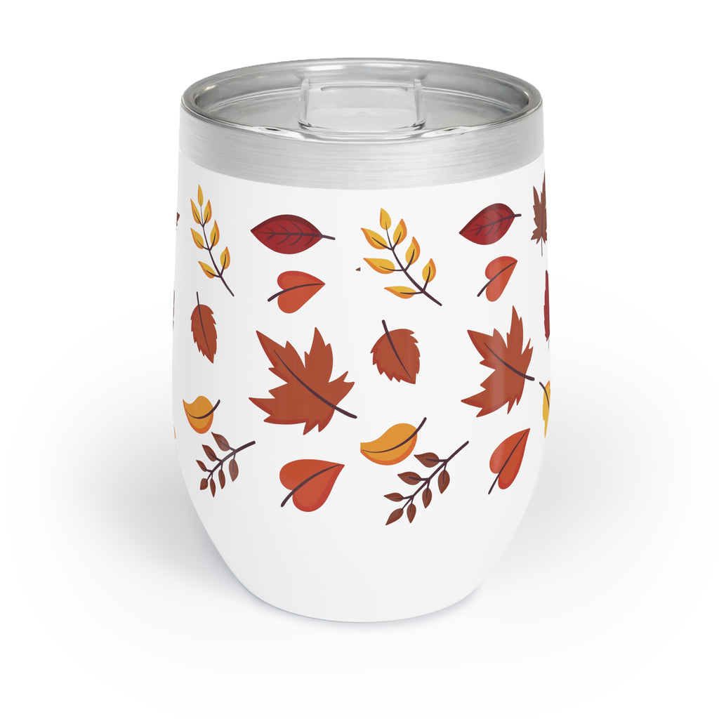 Autumn Leaves Chill Wine Tumbler