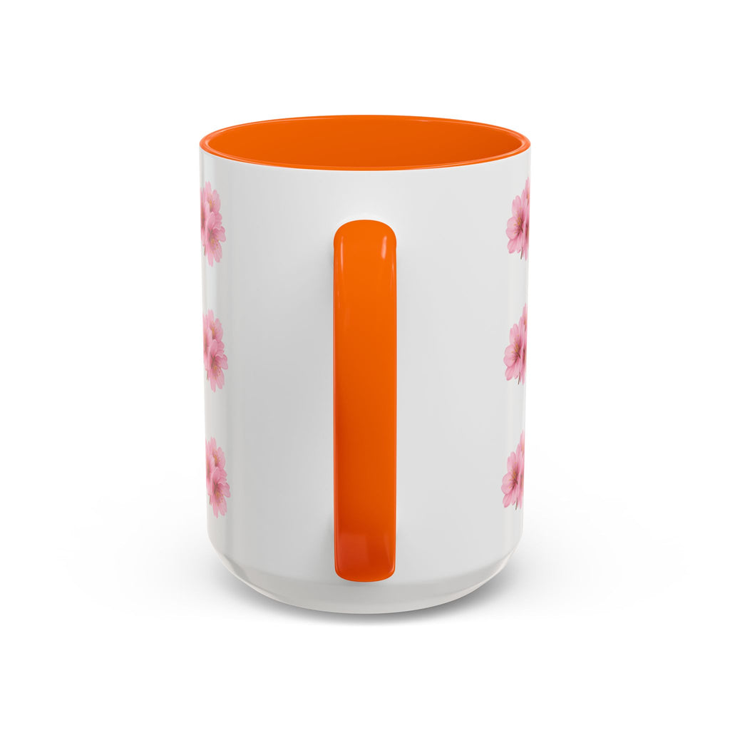 ''Always Blooming'' Pink Floral Coffee Mug — Pink Flower Spring Mug (11/15oz)
