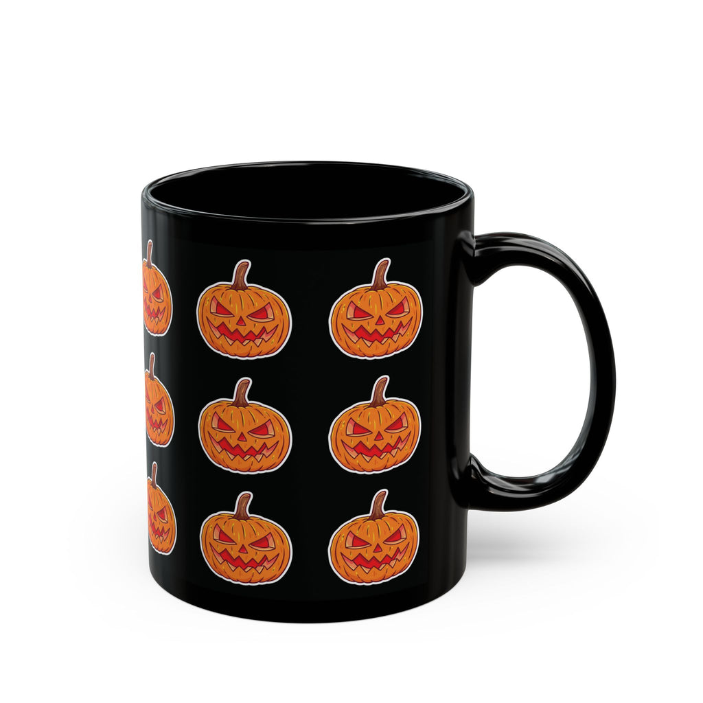 Spooky Pumpkin Black Mug (11oz, 15oz)
