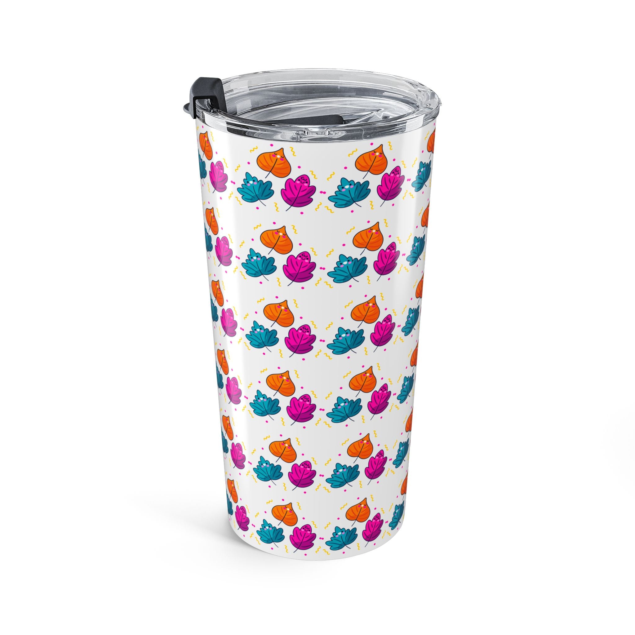 Bright Vibrant Leaves Tumbler