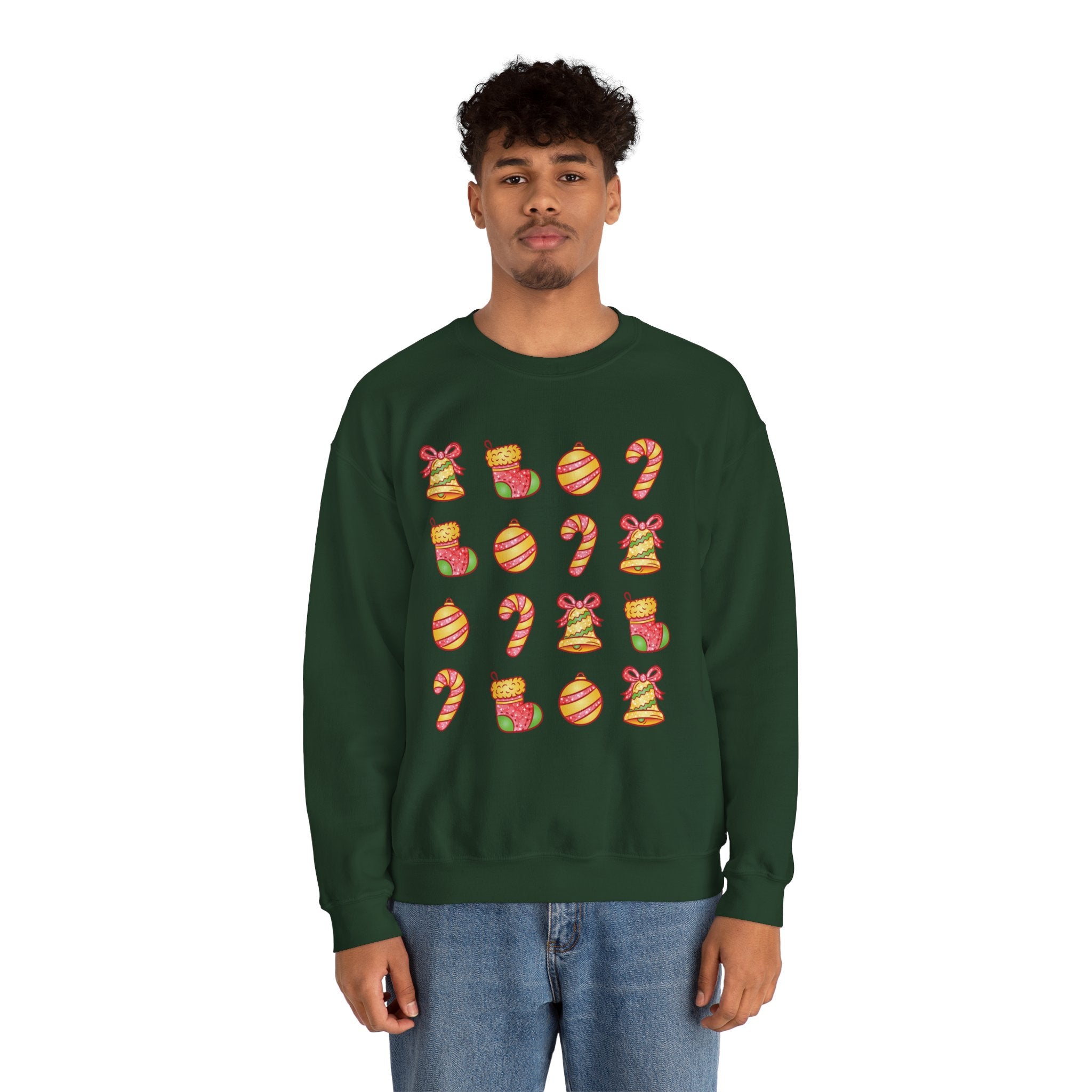 Christmas Pattern Crewneck Sweatshirt