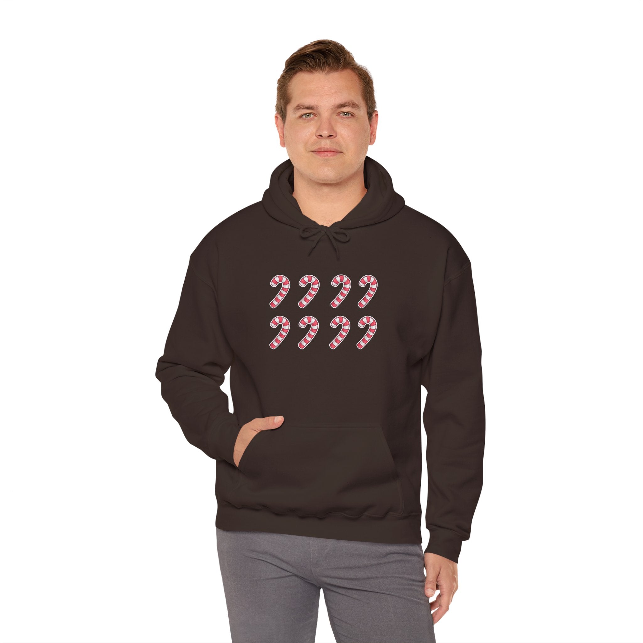 Candy Cane Pattern Hoodie