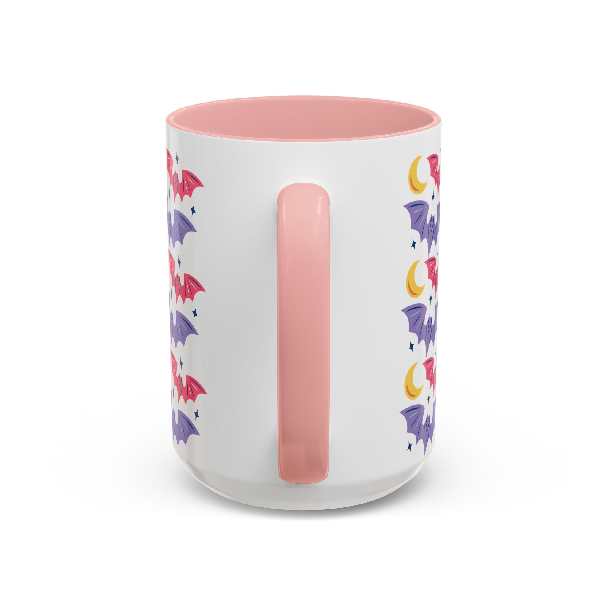 Cute Bats With Crescent Moon Accent Coffee Mug (11, 15oz)