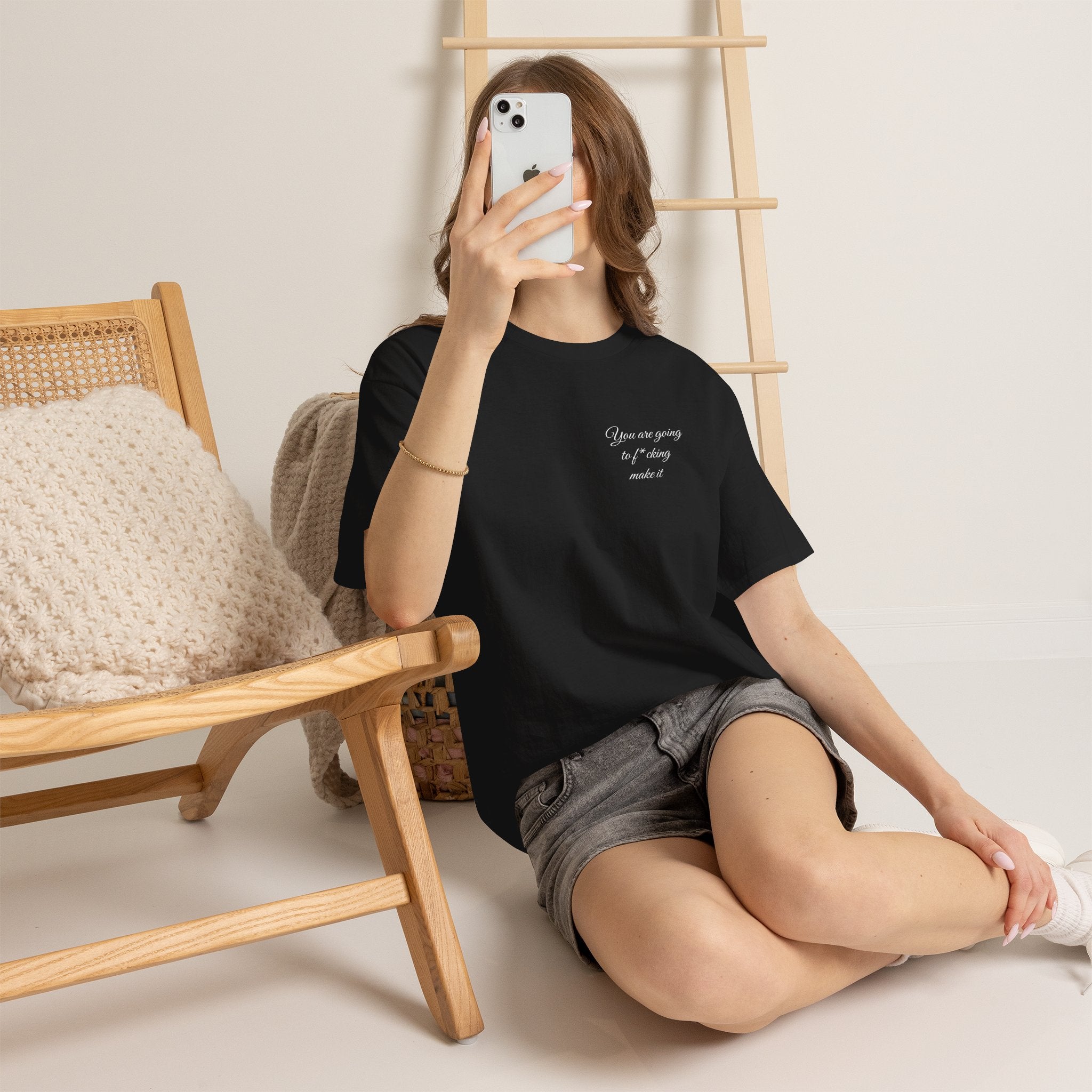 "You Are Going To F*cking Make It" Minimal Inspirational T‑Shirt