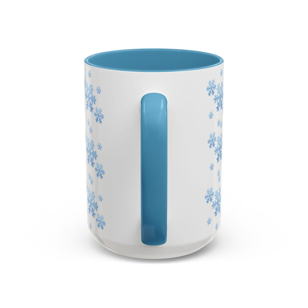 Snowflake Accent Coffee Mug , 11/15oz