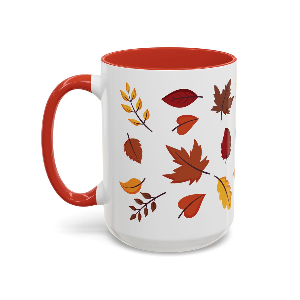Autumn Leaves Accent Coffee Mug (11, 15oz)