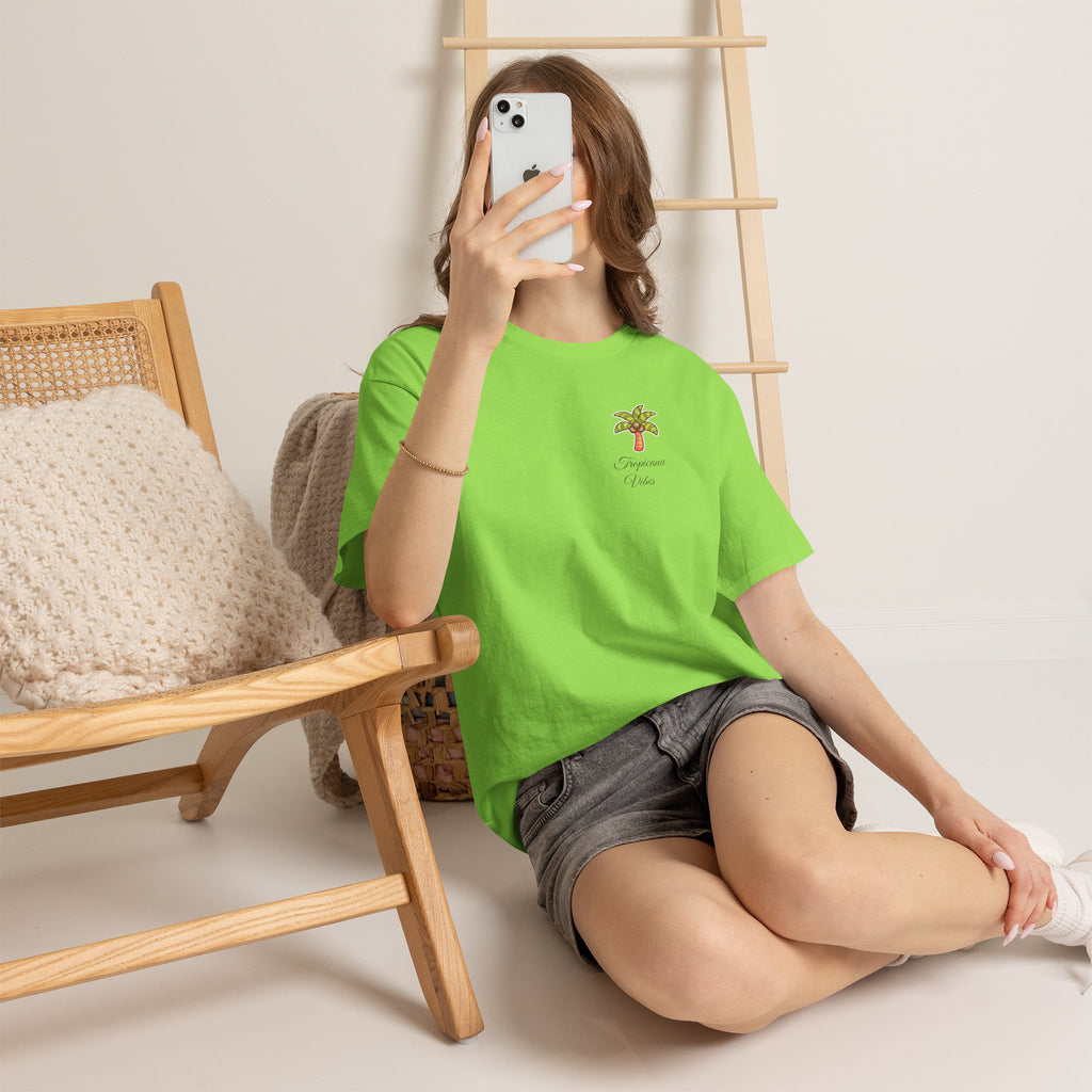 Tropicana Vibes T-Shirt — Tropical Palm Beach Graphic Tee