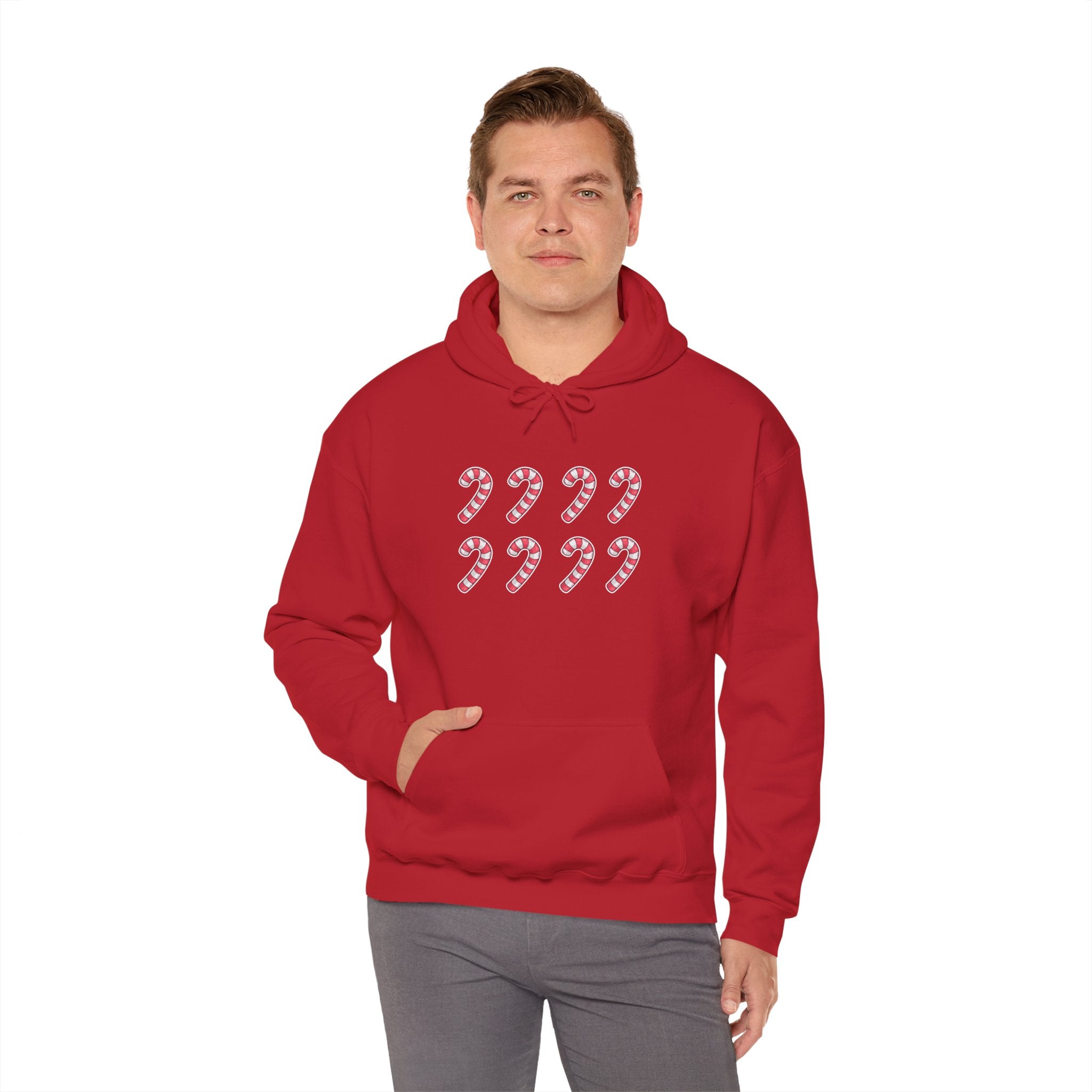 Candy Cane Pattern Hoodie