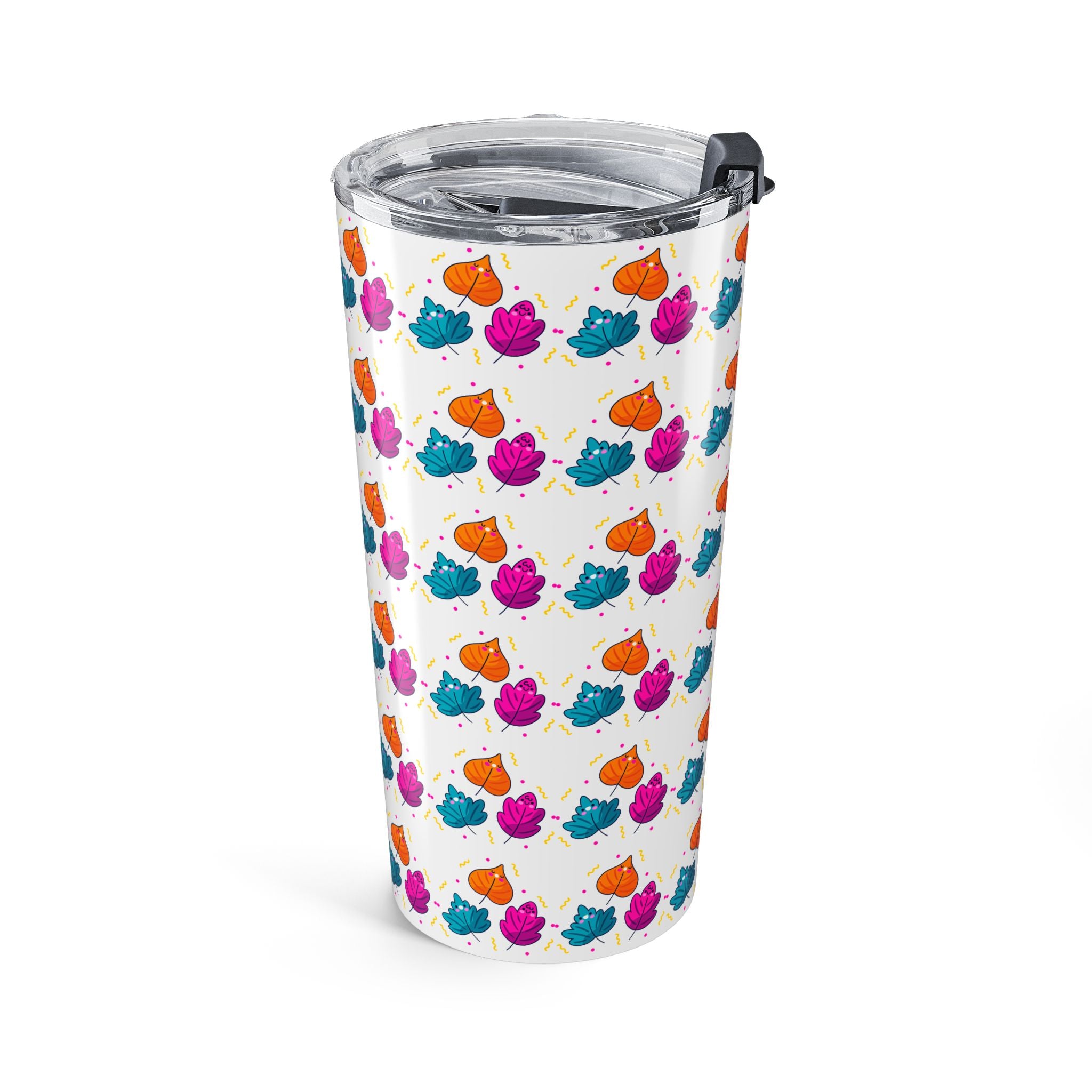 Bright Vibrant Leaves Tumbler
