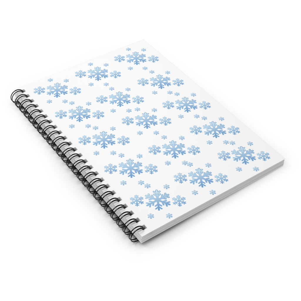 Snowflake Spiral Notebook – Ruled Line