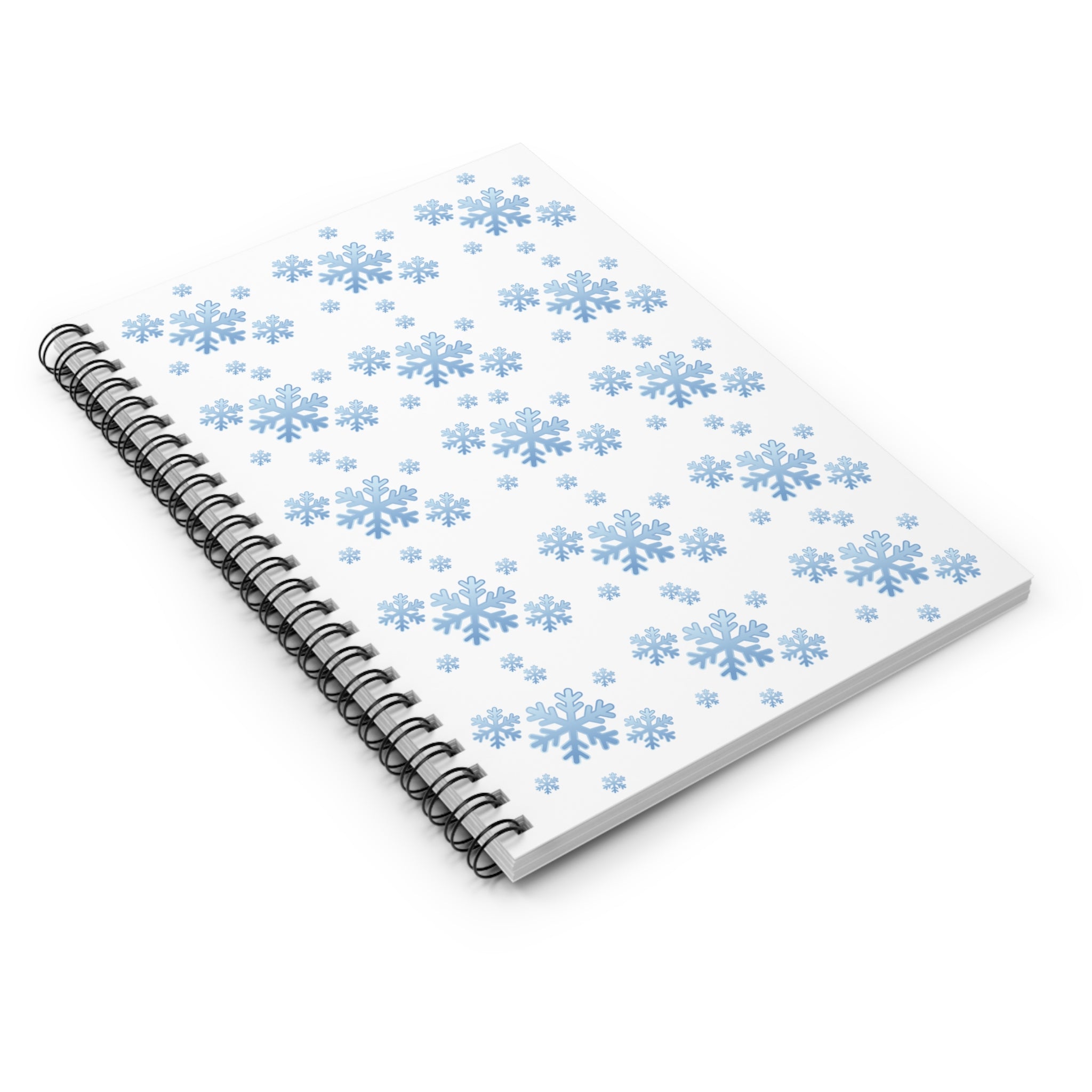Snowflake Spiral Notebook – Ruled Line