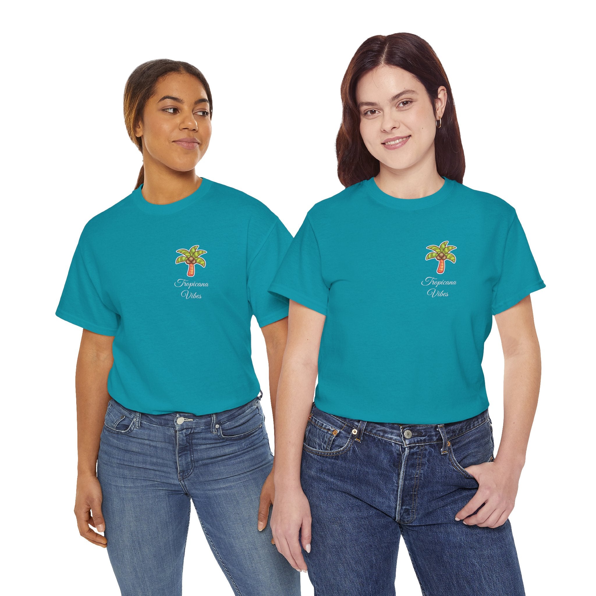 Tropicana Vibes T-Shirt — Tropical Palm Beach Graphic Tee
