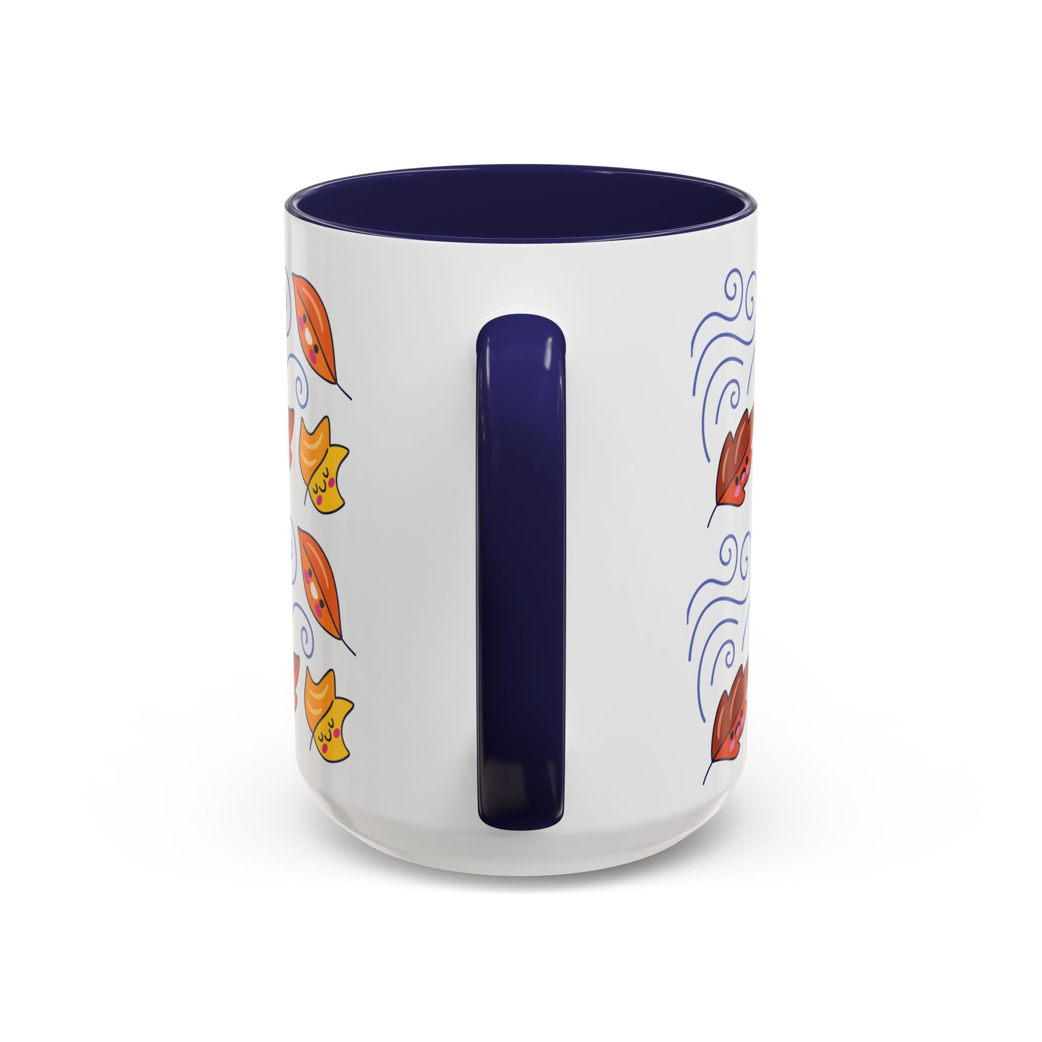 Leaves and Wind Accent Coffee Mug (11, 15oz)