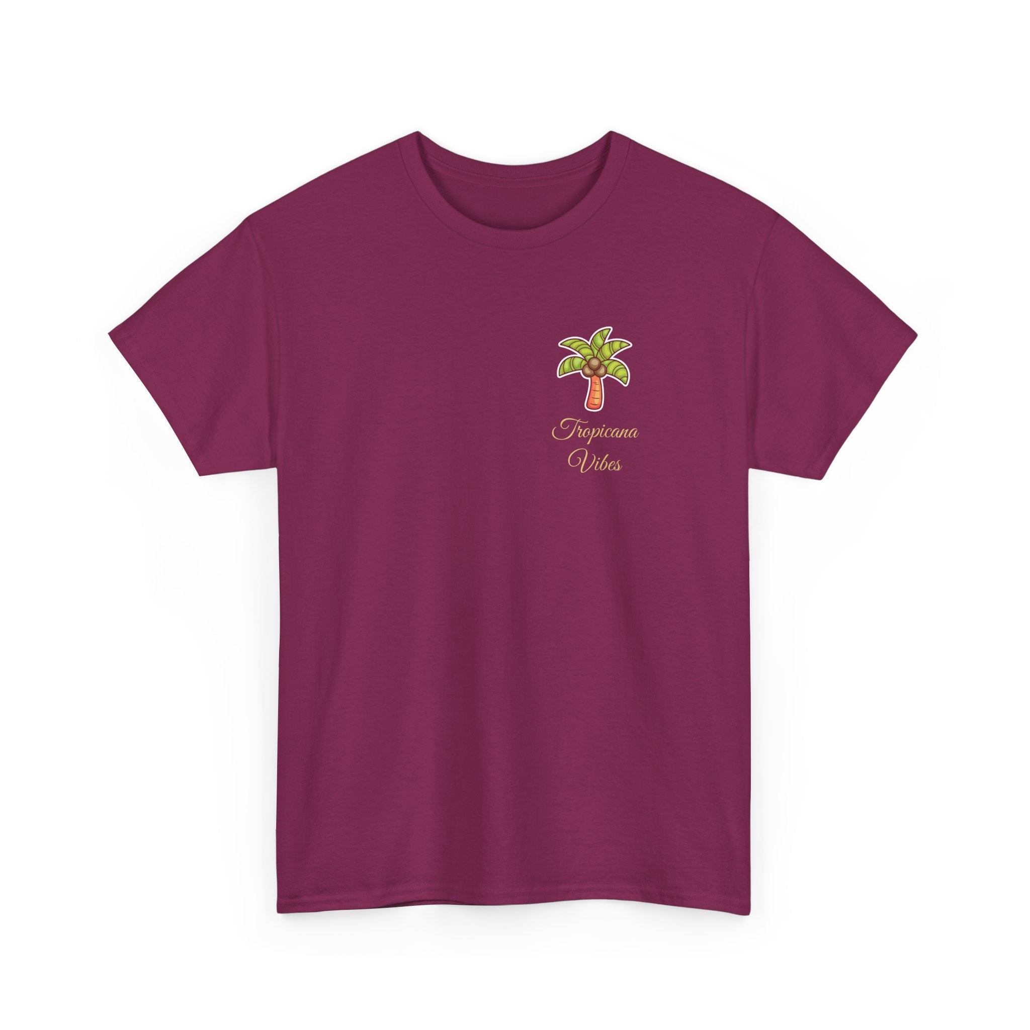 Tropicana Vibes T-Shirt — Tropical Palm Beach Graphic Tee