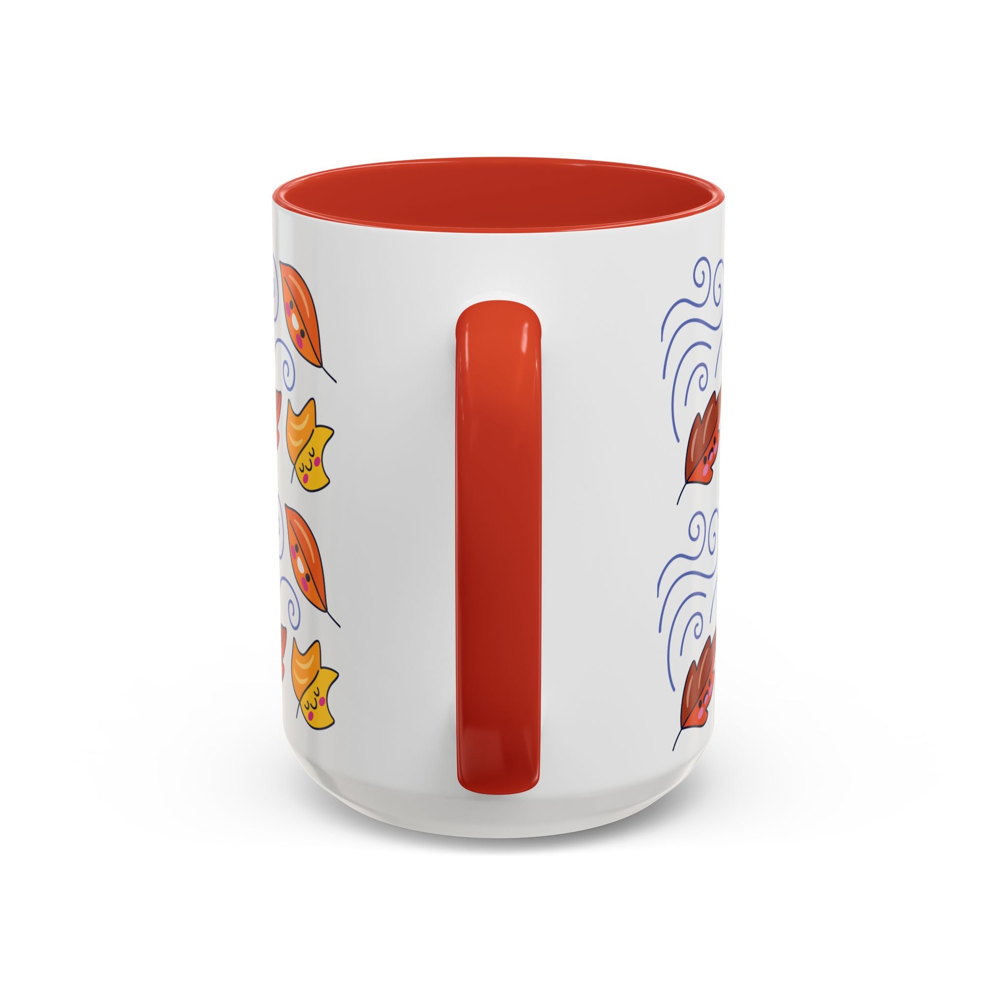 Leaves and Wind Accent Coffee Mug (11, 15oz)