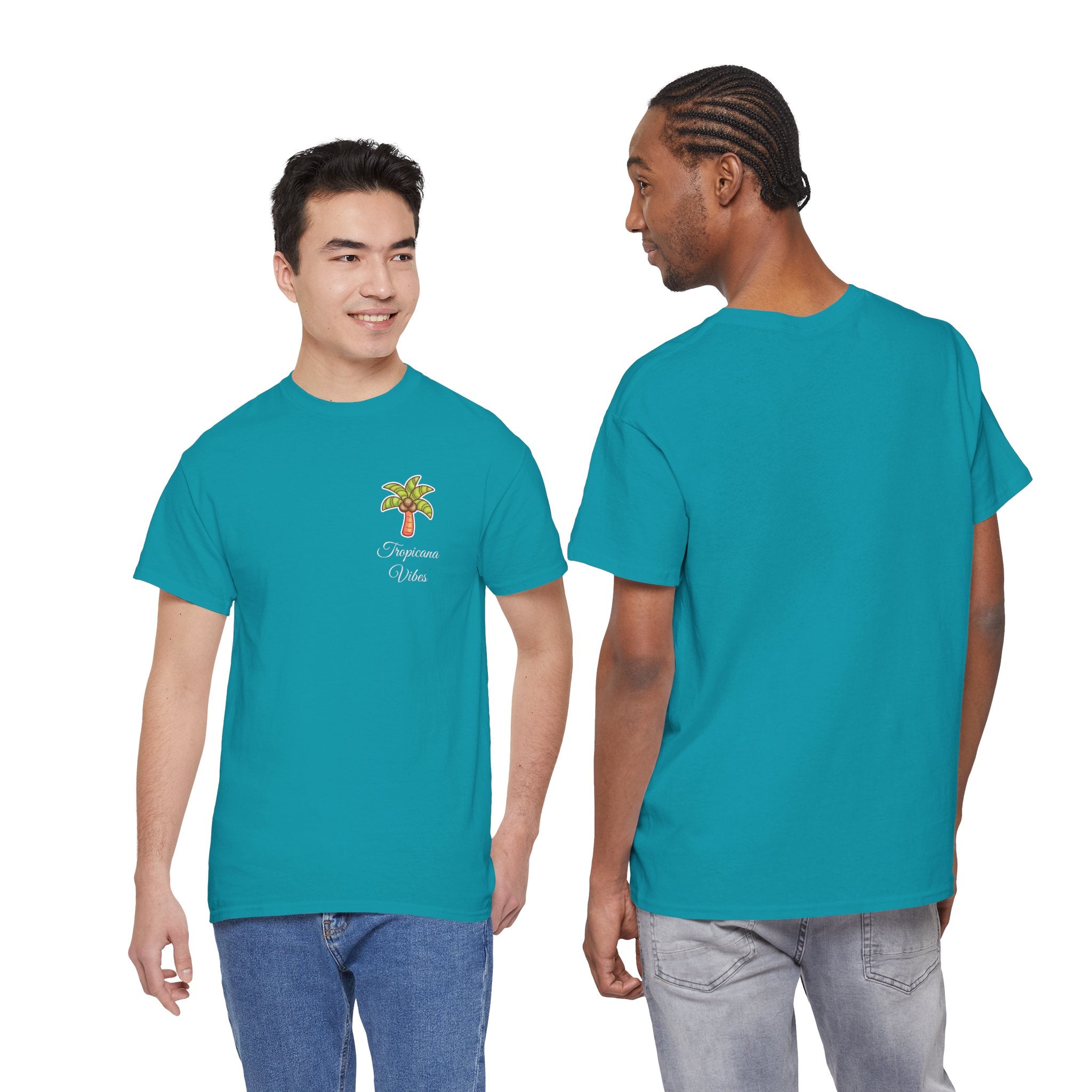 Tropicana Vibes T-Shirt — Tropical Palm Beach Graphic Tee