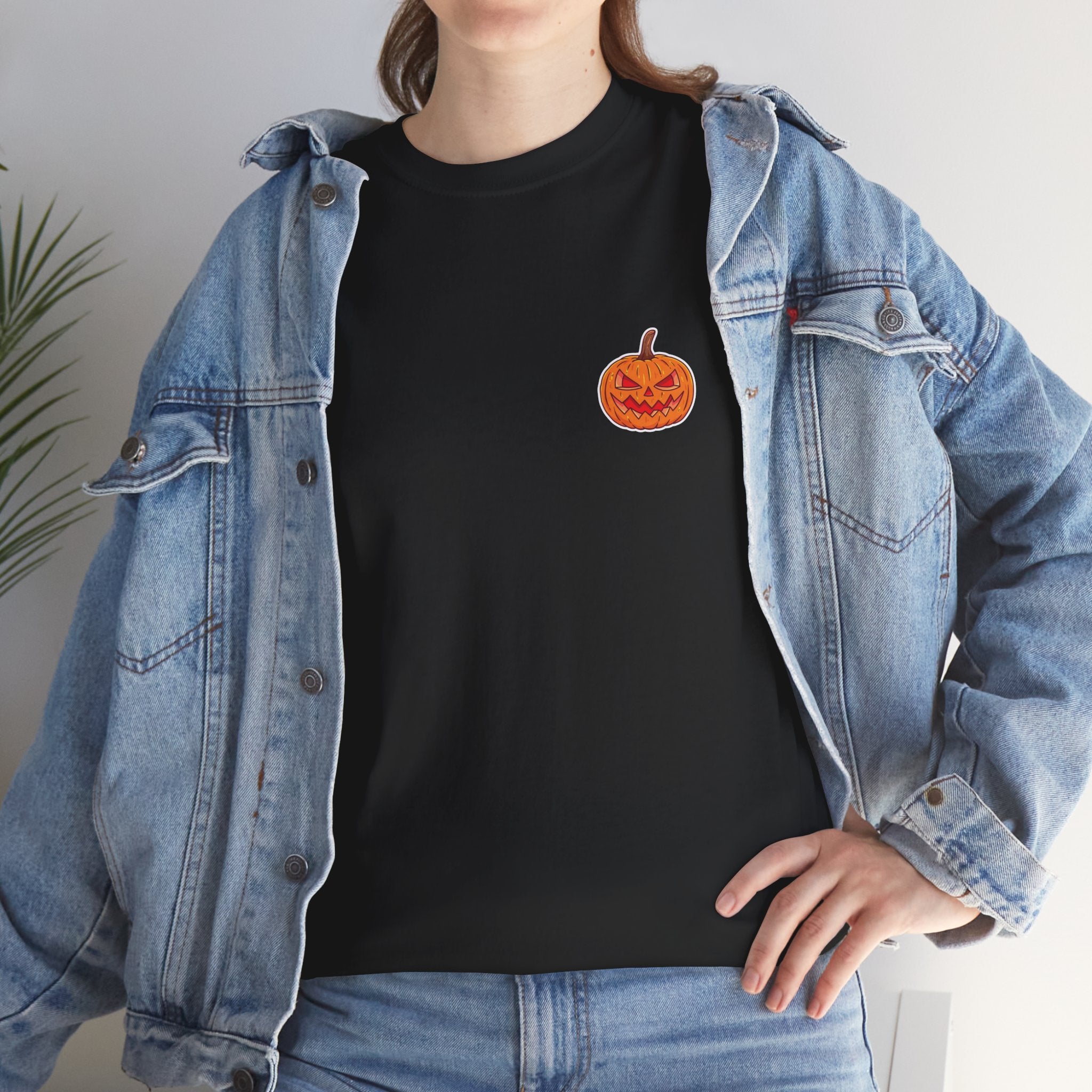 Spooky Pumpkin Unisex Heavy Cotton Tee