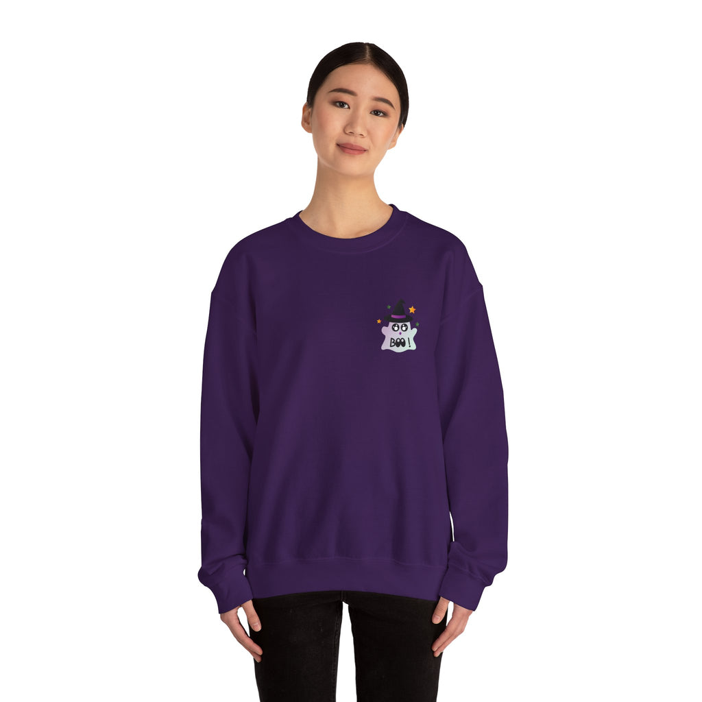 Little Ghost-Witch Unisex Heavy Blend™ Crewneck Sweatshirt