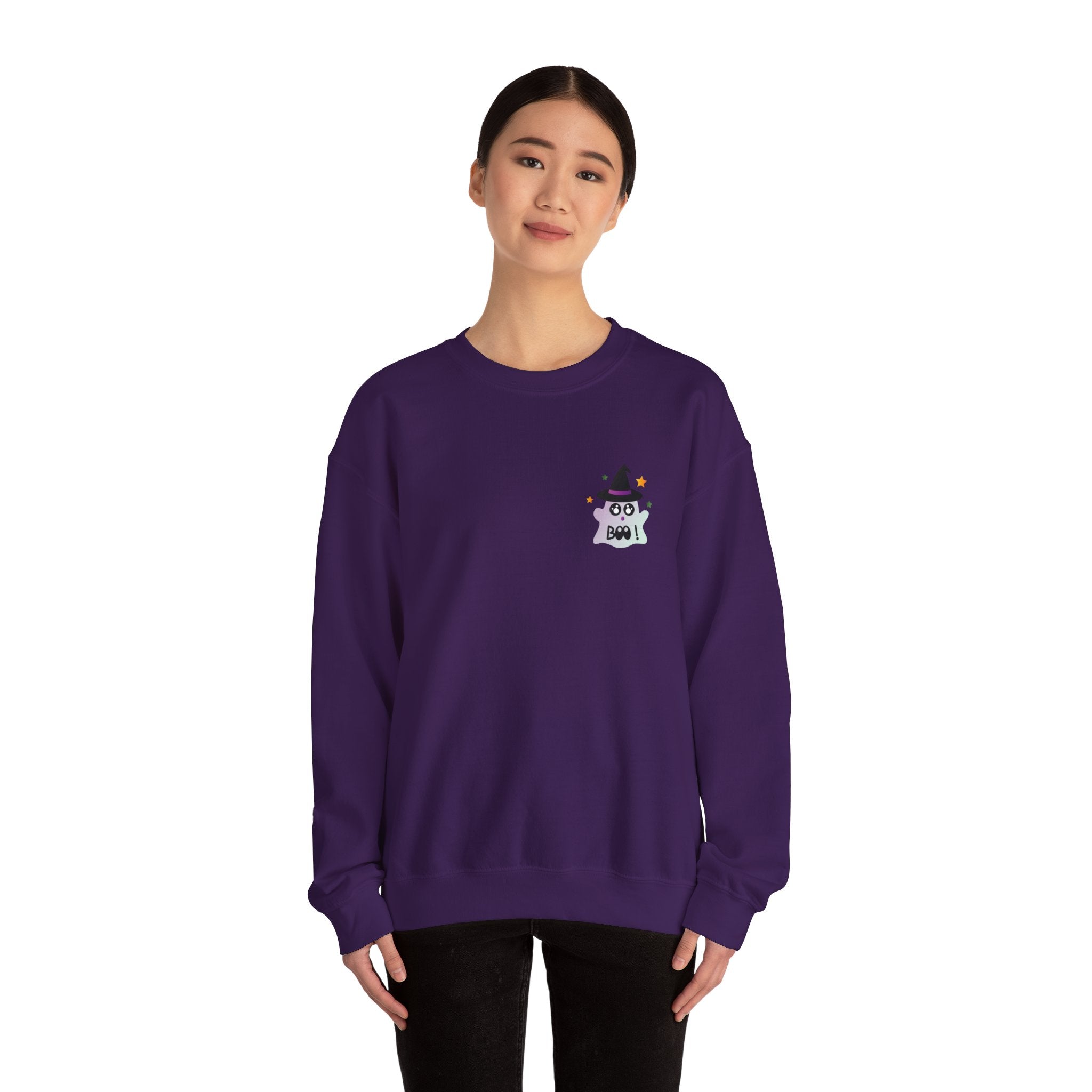 Little Ghost-Witch Unisex Heavy Blend™ Crewneck Sweatshirt