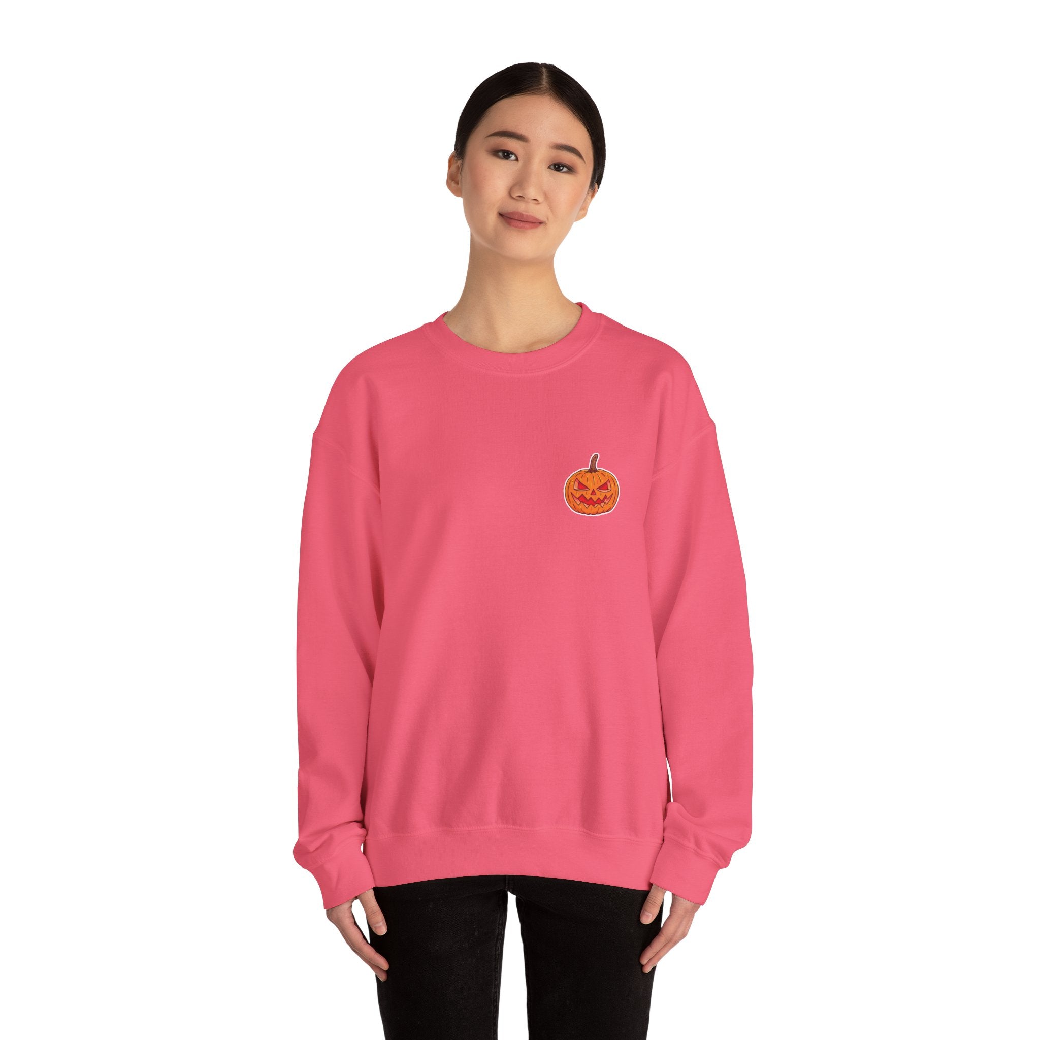 Spooky Pumpkin Unisex Heavy Blend™ Crewneck Sweatshirt
