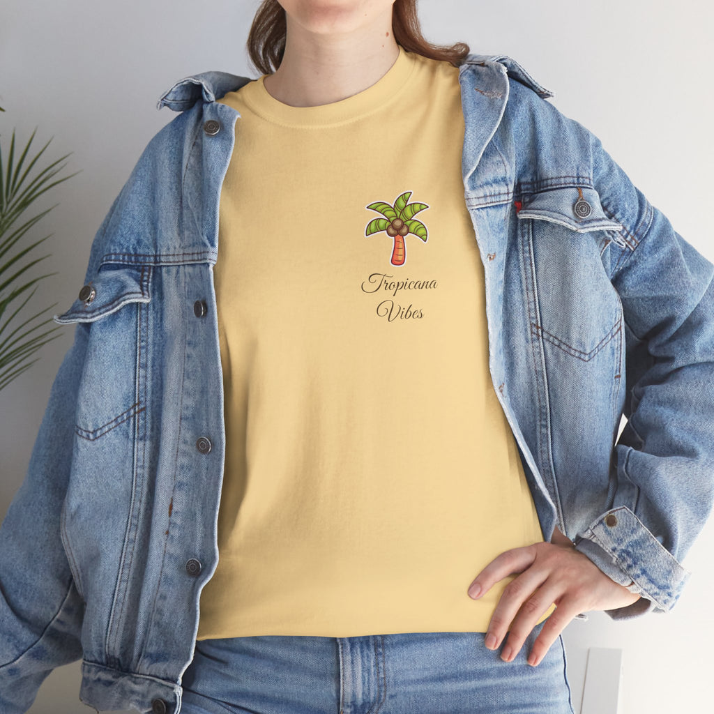 Tropicana Vibes T-Shirt — Tropical Palm Beach Graphic Tee