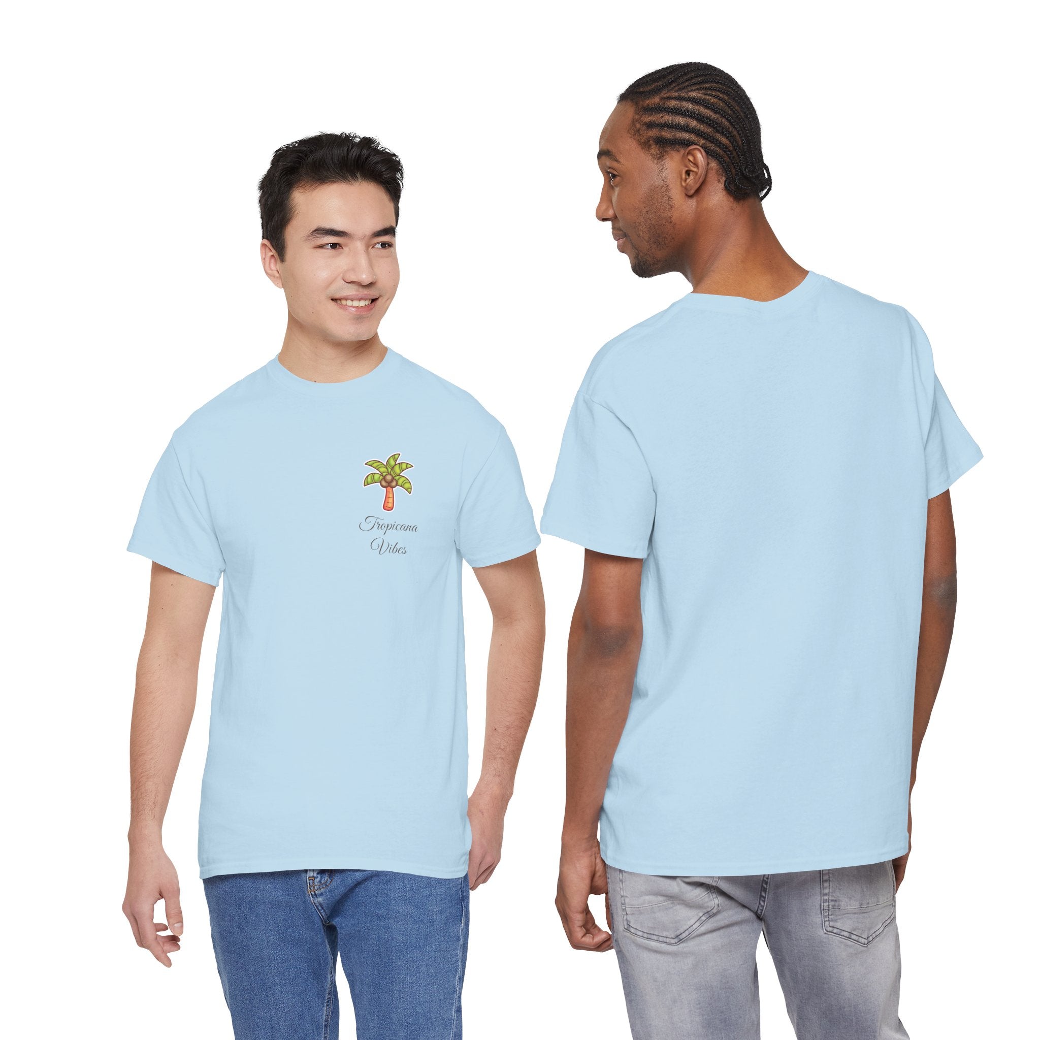 Tropicana Vibes T-Shirt — Tropical Palm Beach Graphic Tee