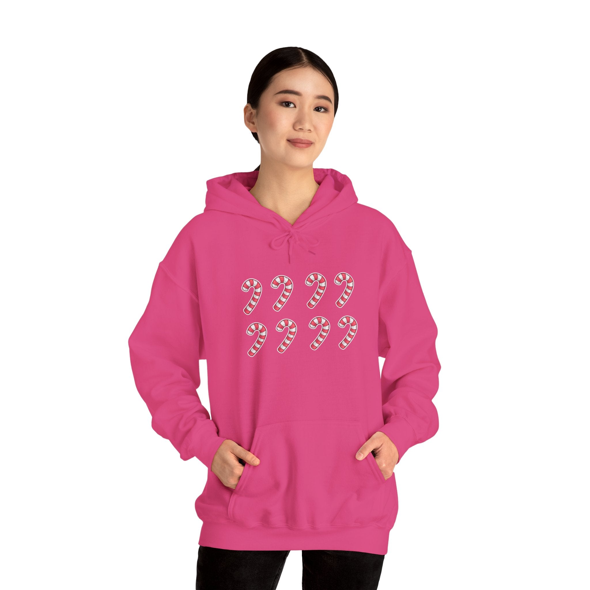 Candy Cane Pattern Hoodie
