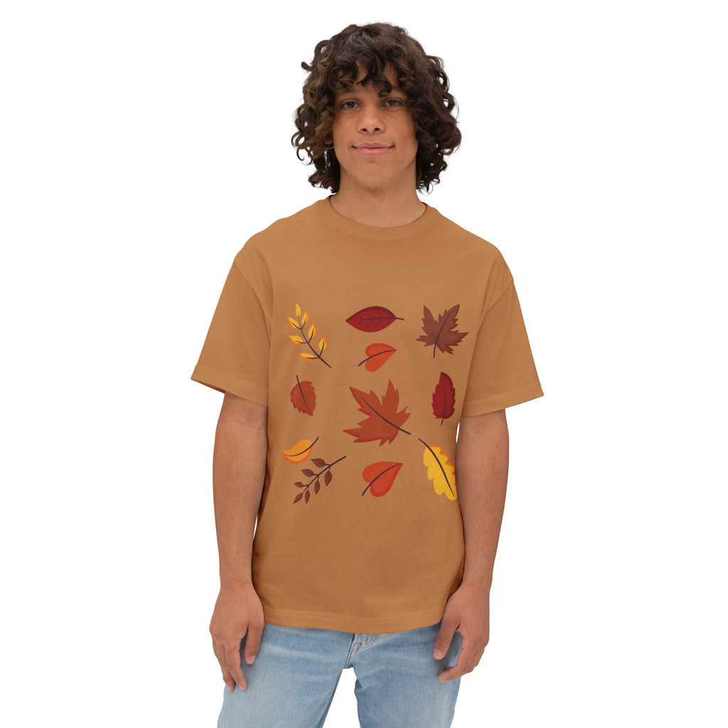 Autumn Leaves Unisex Oversized Boxy Tee
