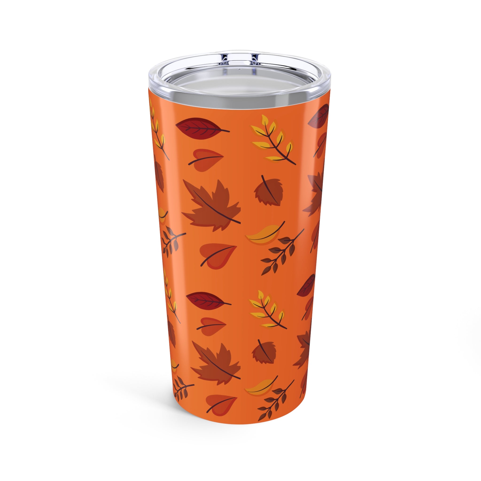 Autumn Leaves Tumbler Orange