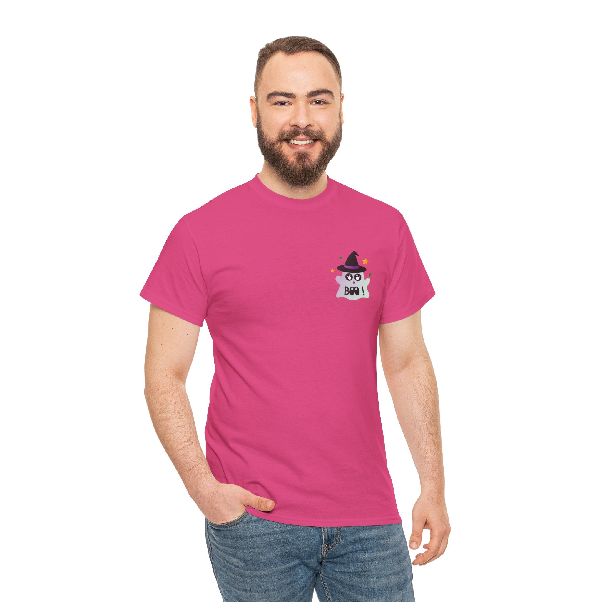 Little Ghost-Witch Unisex Heavy Cotton Tee