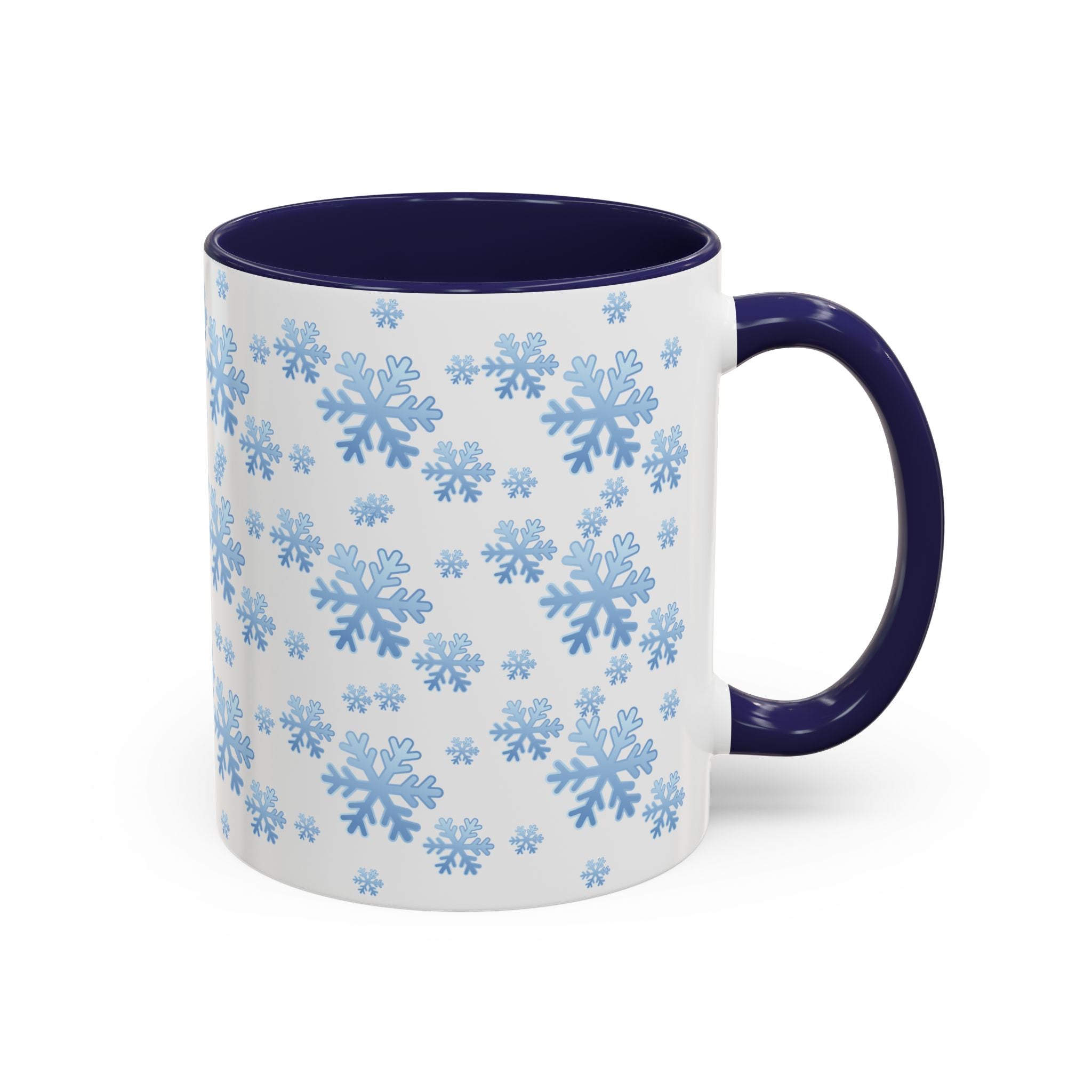 Snowflake Accent Coffee Mug , 11/15oz
