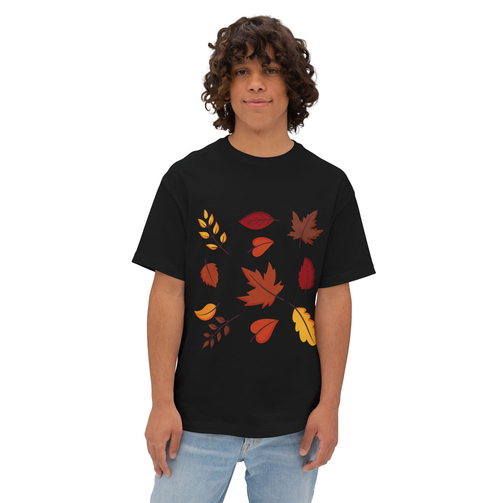 Autumn Leaves Unisex Oversized Boxy Tee