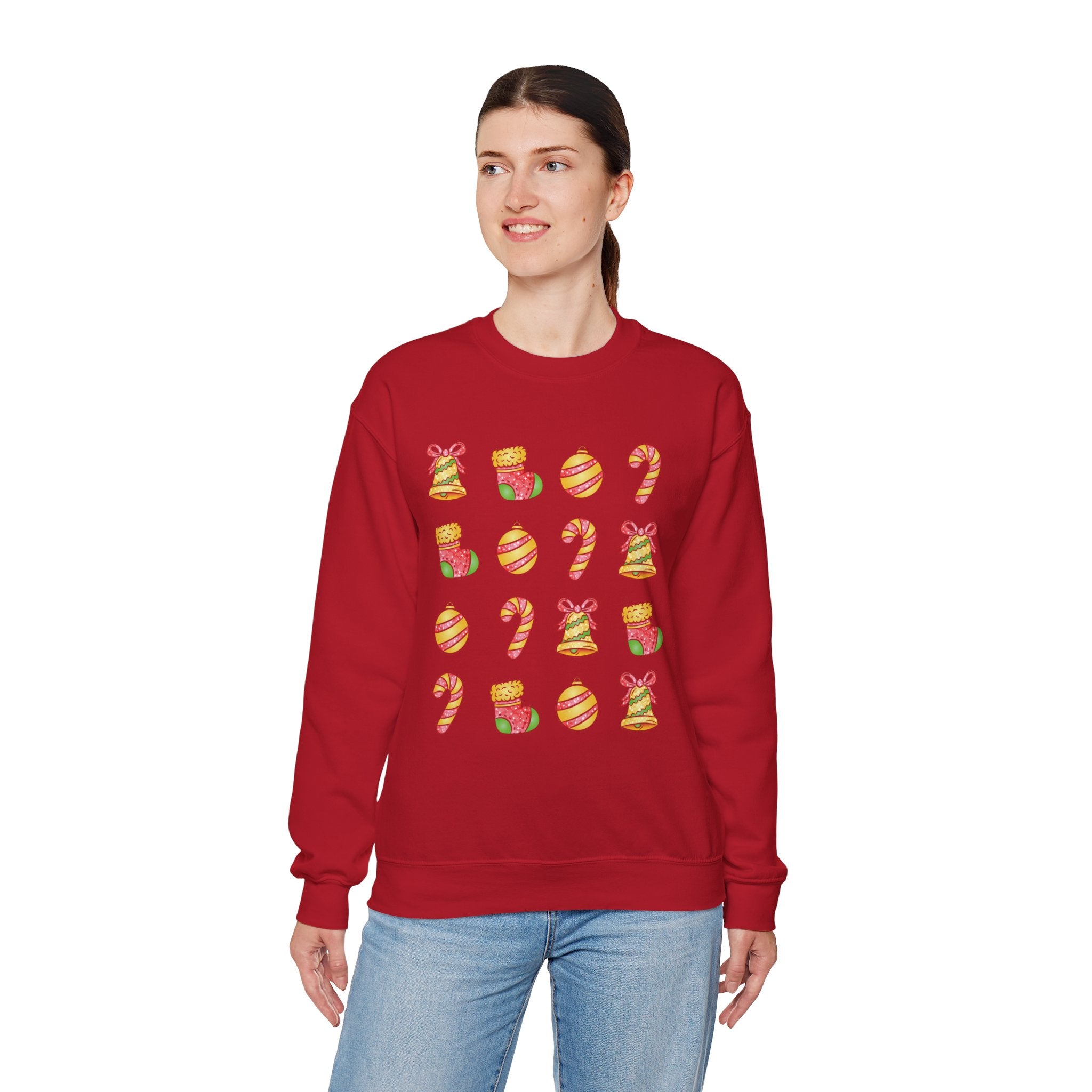 Christmas Pattern Crewneck Sweatshirt