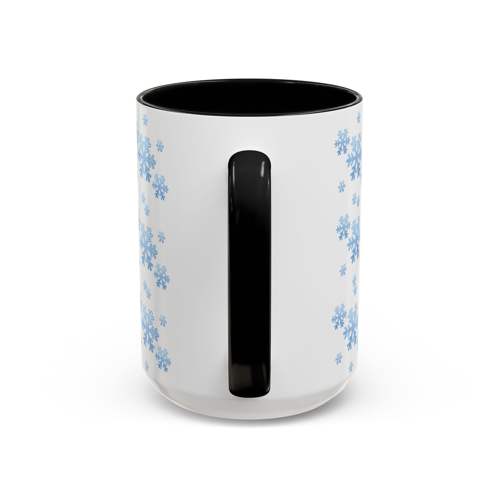 Snowflake Accent Coffee Mug , 11/15oz