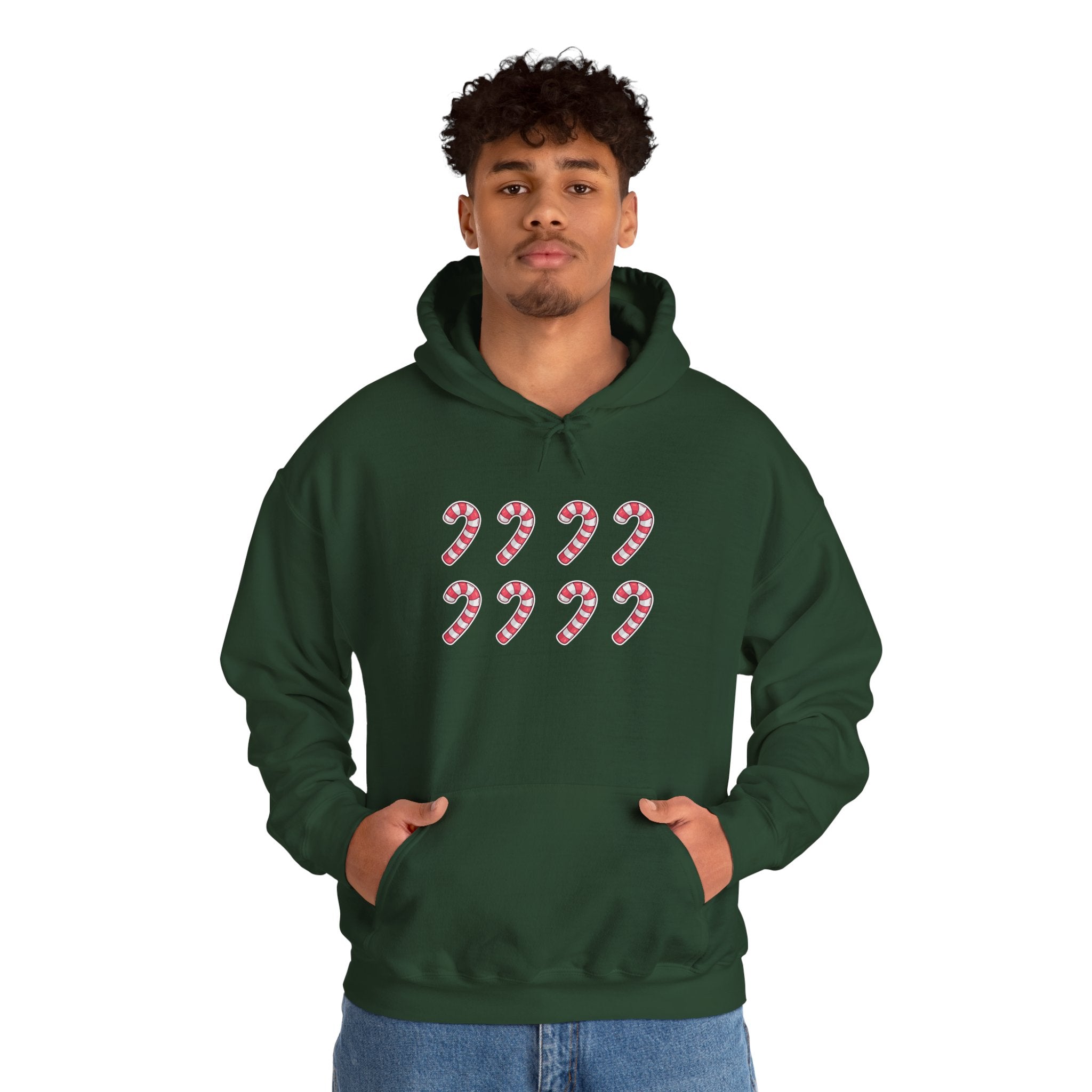 Candy Cane Pattern Hoodie