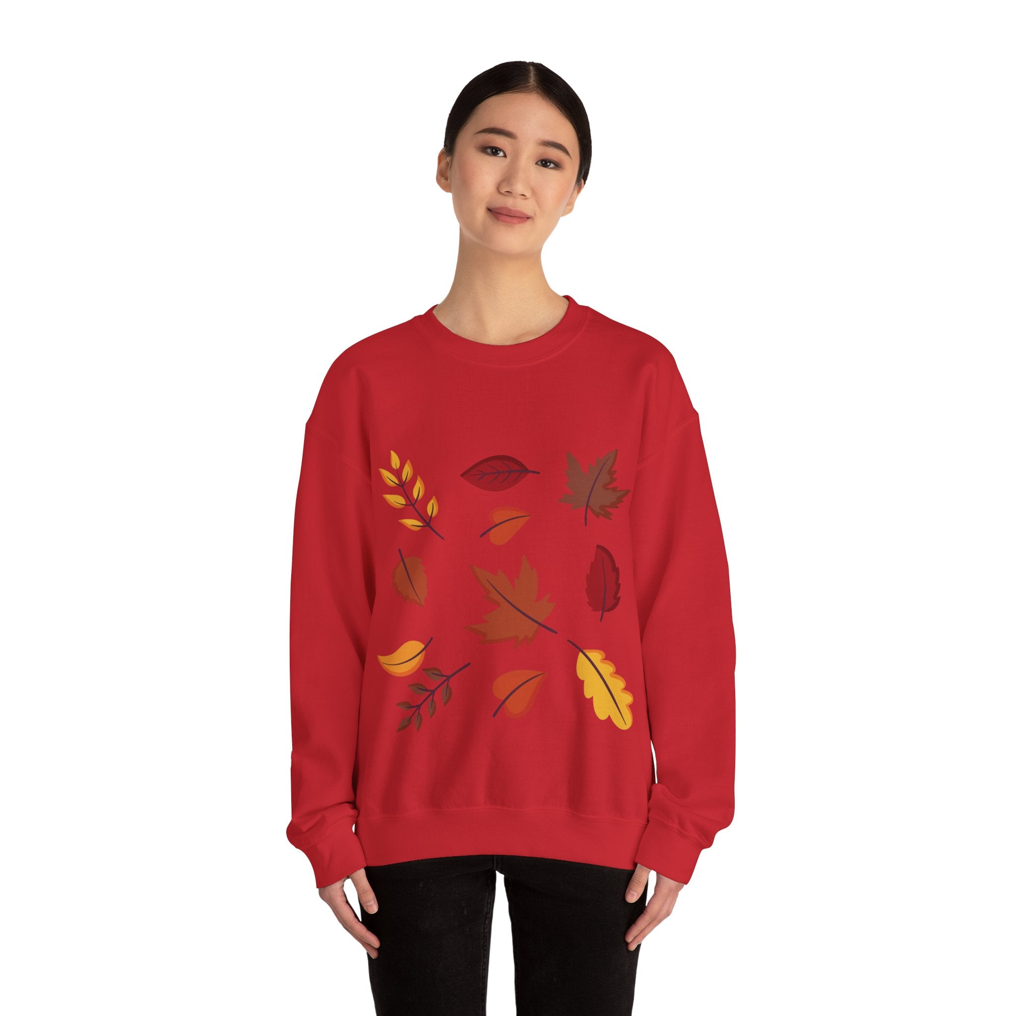 Autumn Leaves Unisex Heavy Blend™ Crewneck Sweatshirt