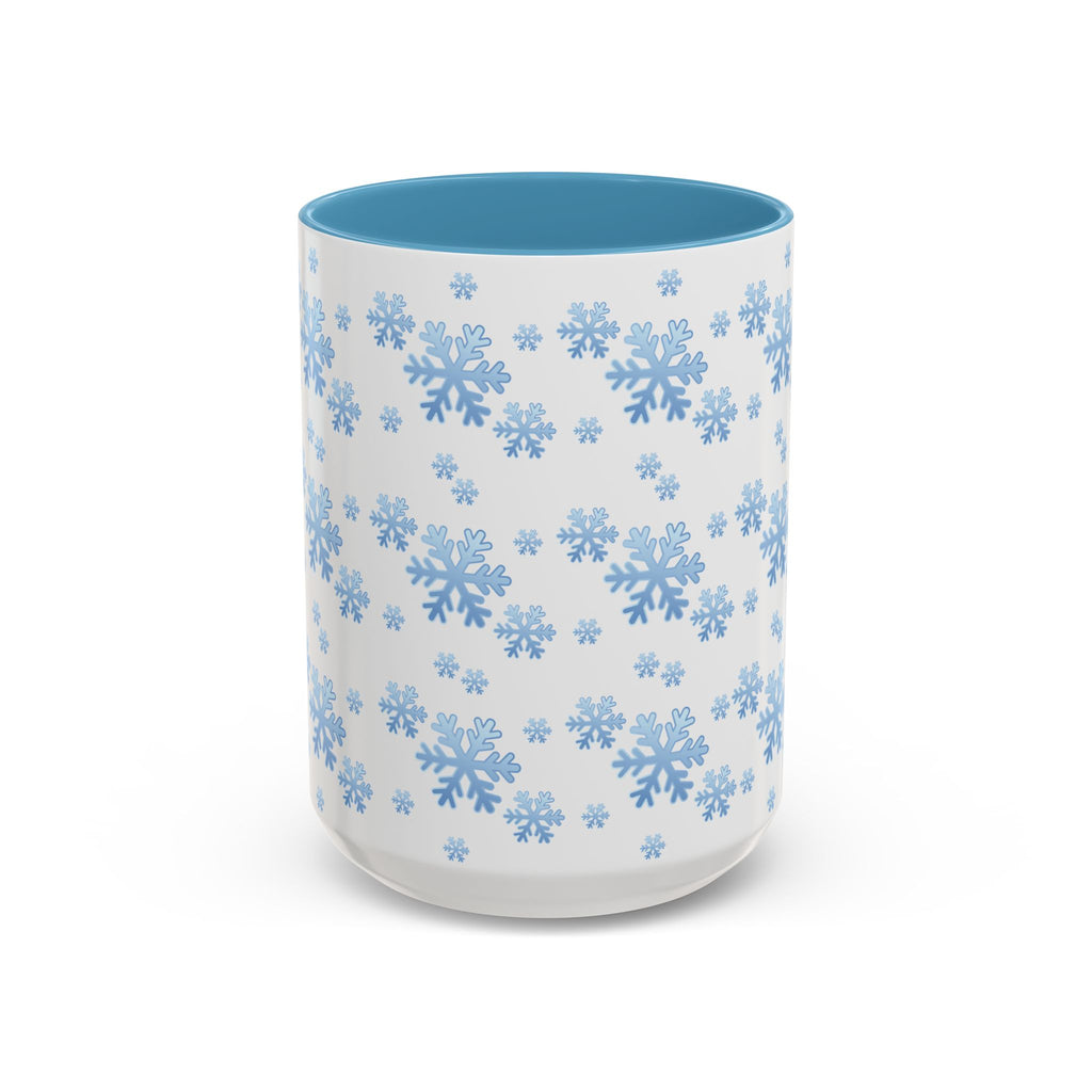 Snowflake Accent Coffee Mug , 11/15oz