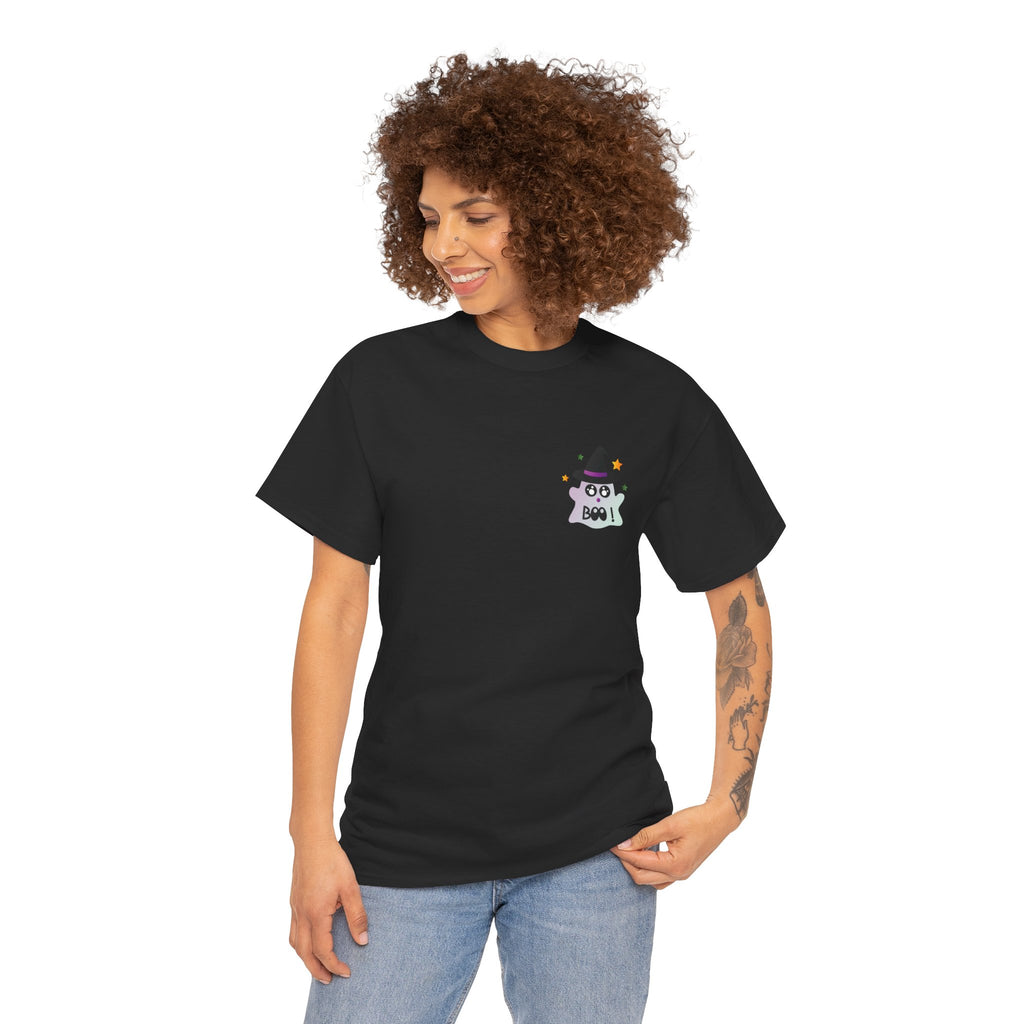 Little Ghost-Witch Unisex Heavy Cotton Tee