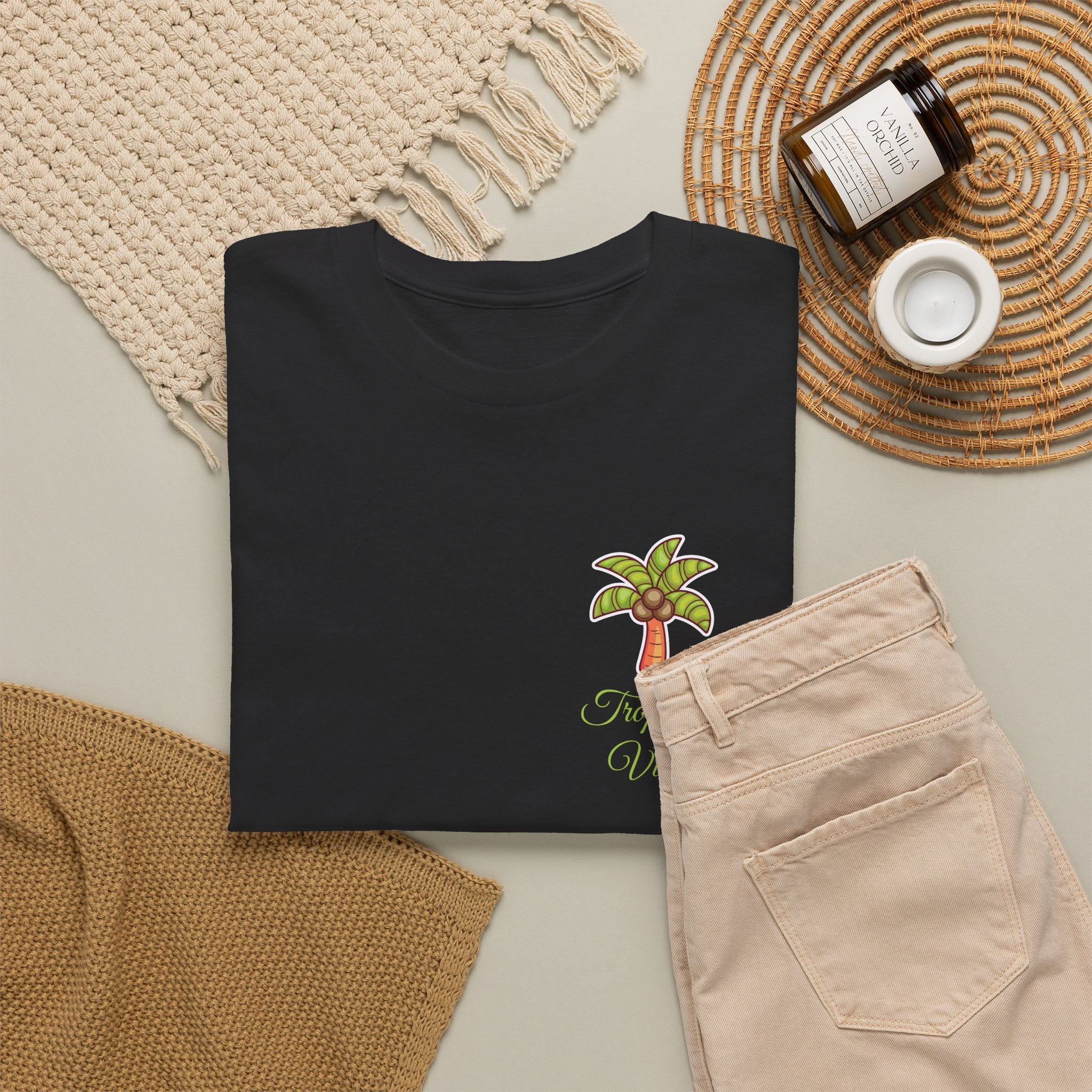 Tropicana Vibes T-Shirt — Tropical Palm Beach Graphic Tee