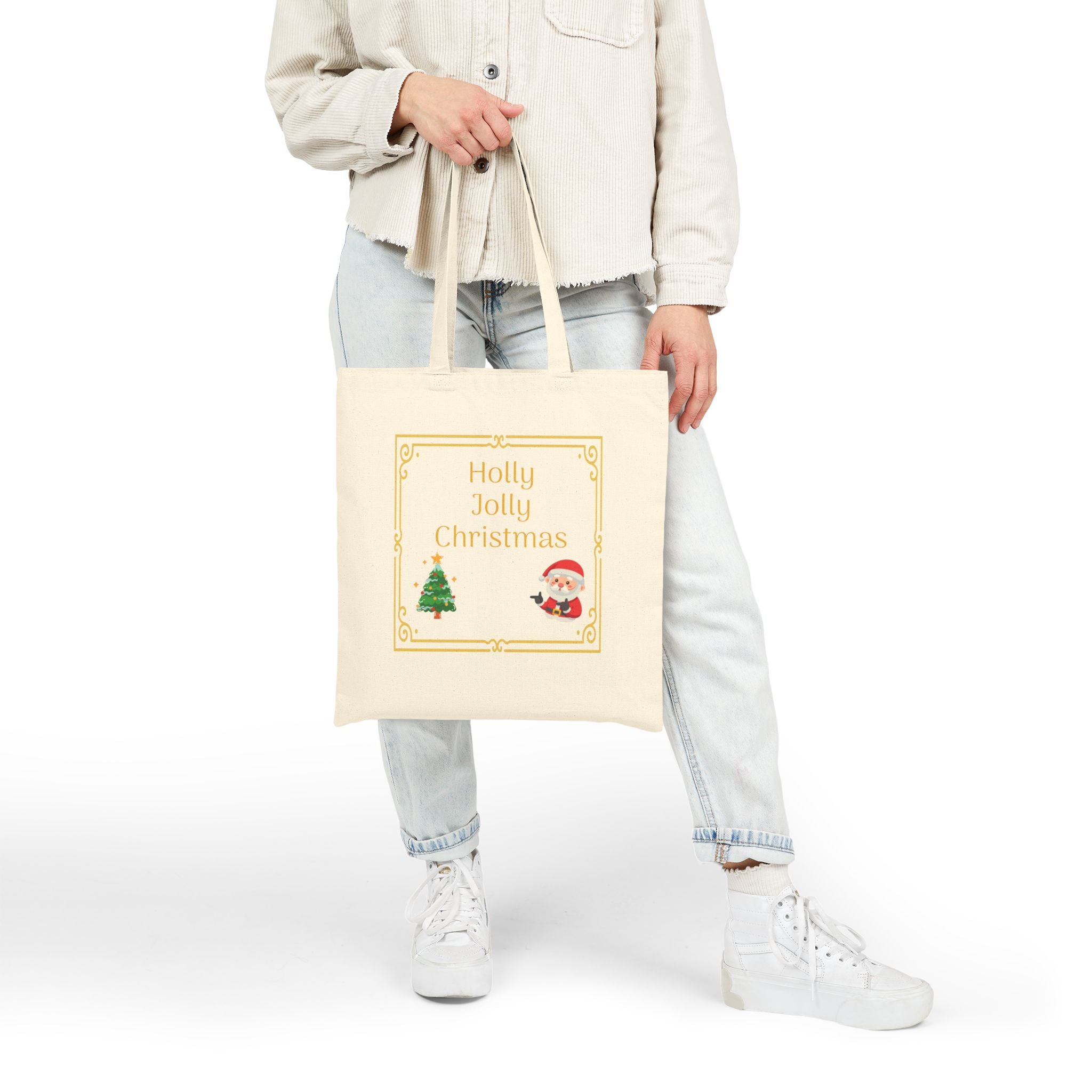 Holly Jolly Christmas Tote Bag