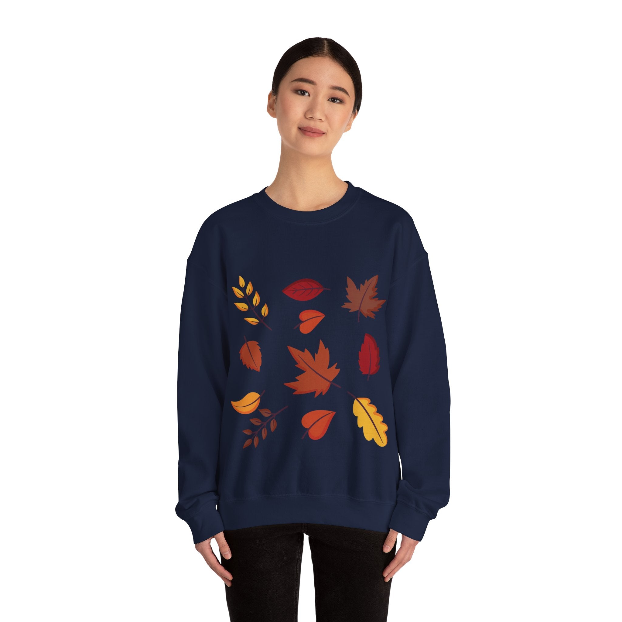 Autumn Leaves Unisex Heavy Blend™ Crewneck Sweatshirt