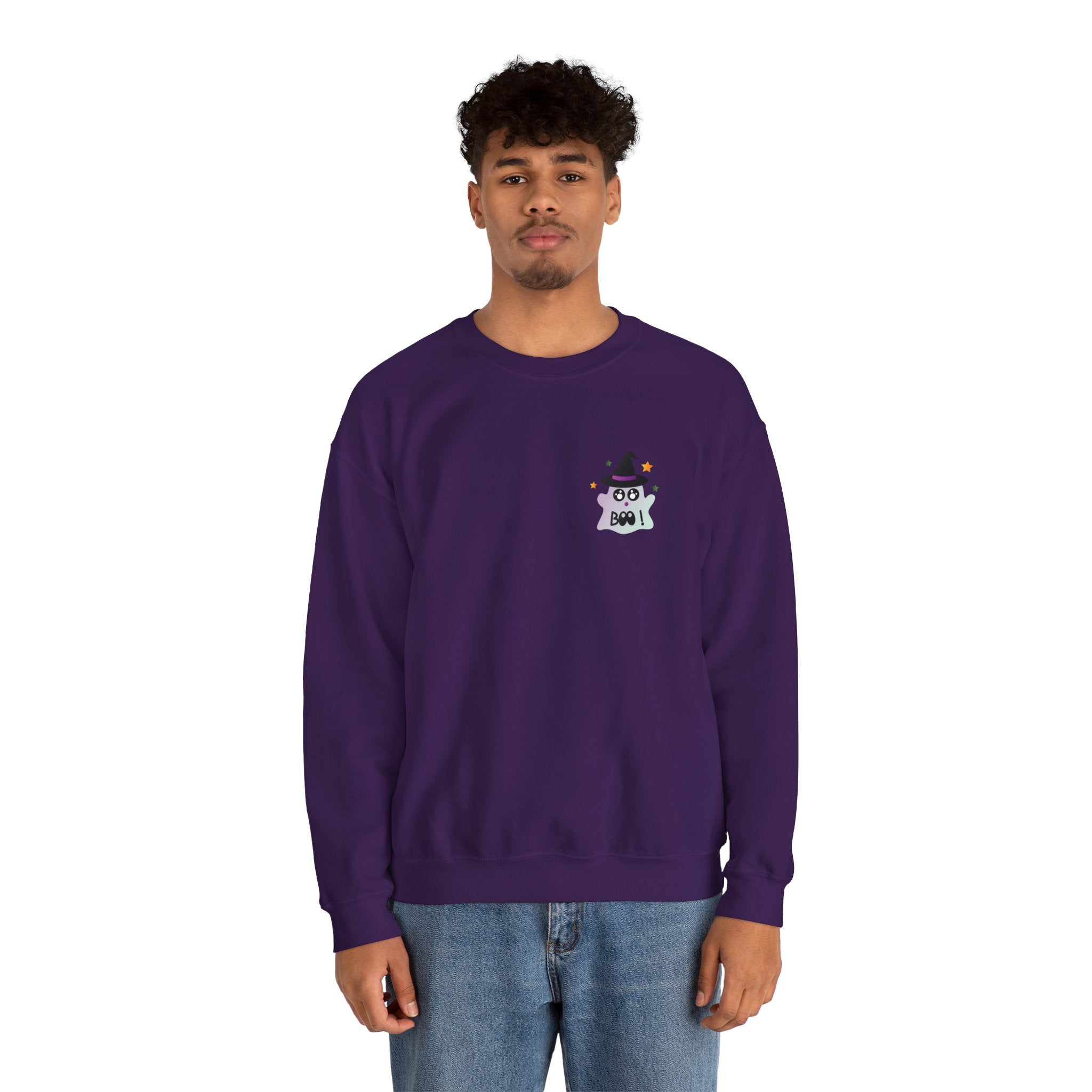 Little Ghost-Witch Unisex Heavy Blend™ Crewneck Sweatshirt
