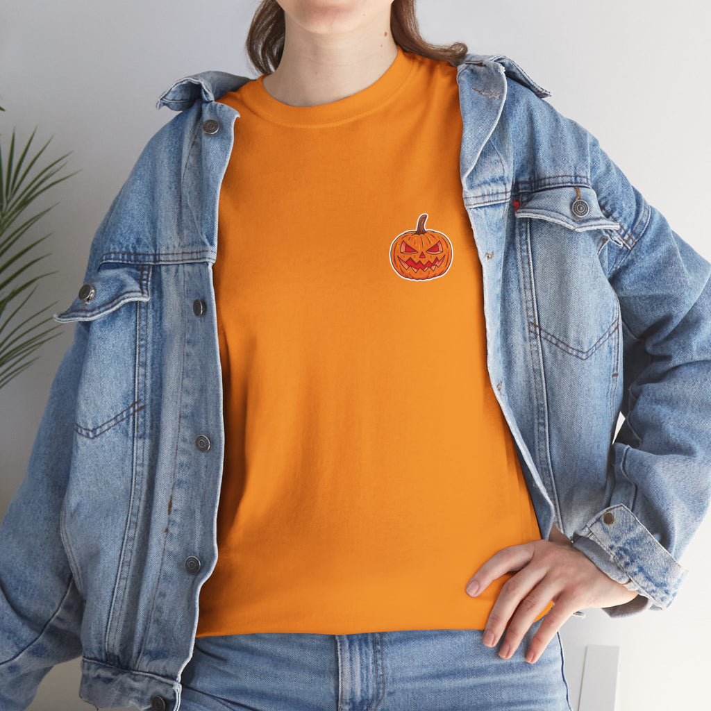 Spooky Pumpkin Unisex Heavy Cotton Tee