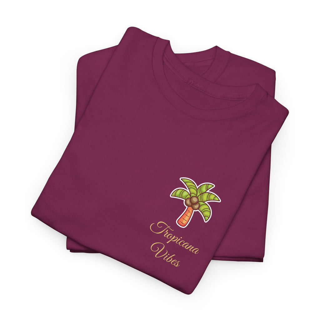 Tropicana Vibes T-Shirt — Tropical Palm Beach Graphic Tee