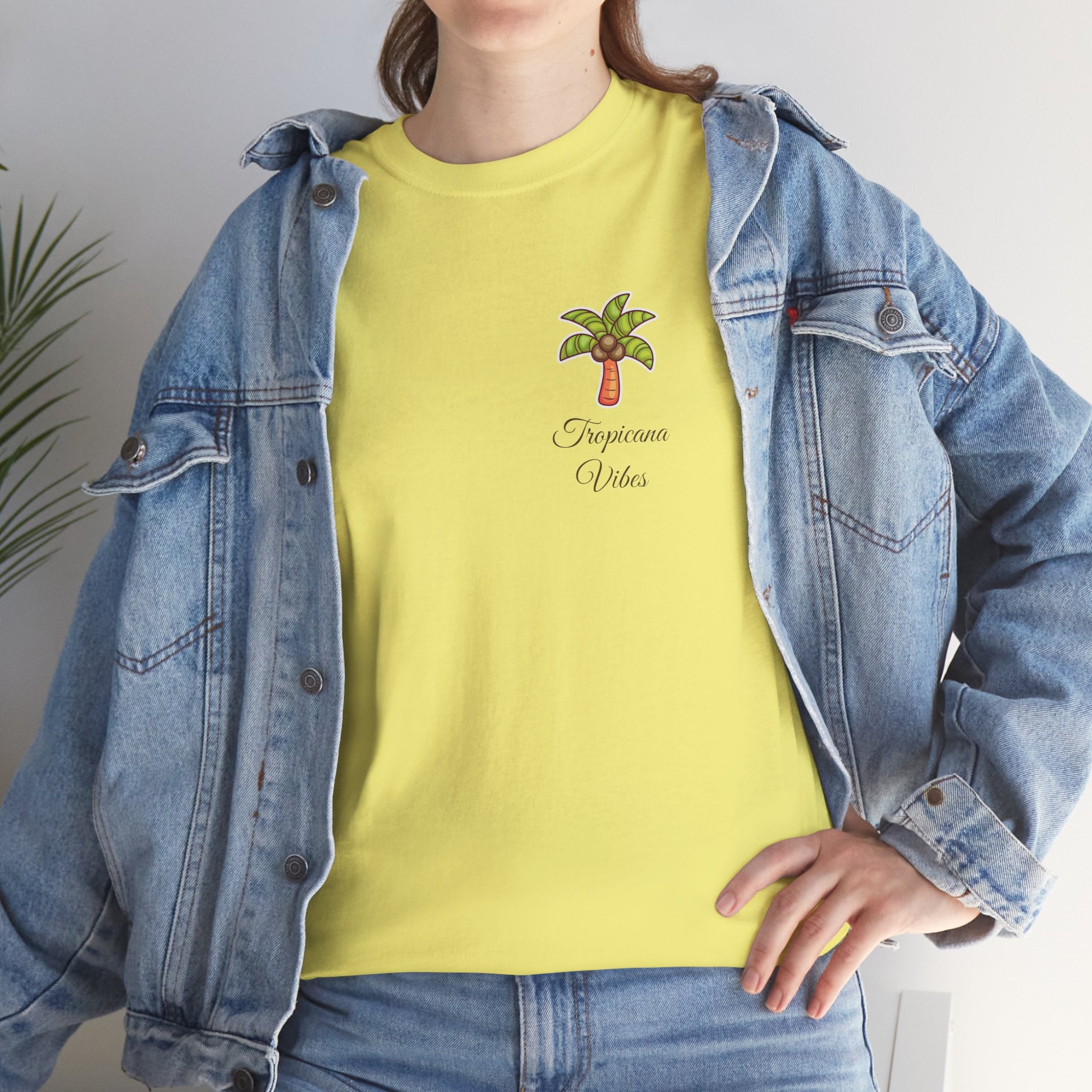 Tropicana Vibes T-Shirt — Tropical Palm Beach Graphic Tee