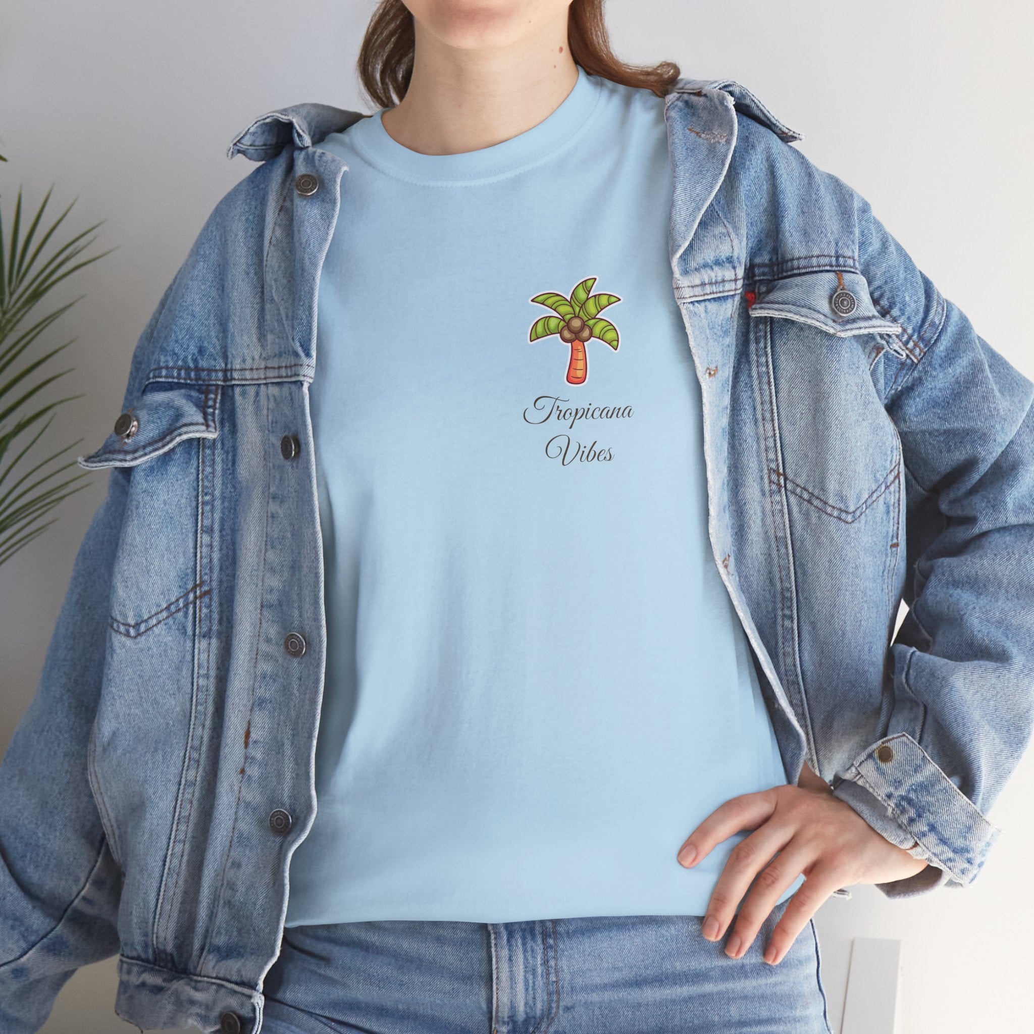 Tropicana Vibes T-Shirt — Tropical Palm Beach Graphic Tee